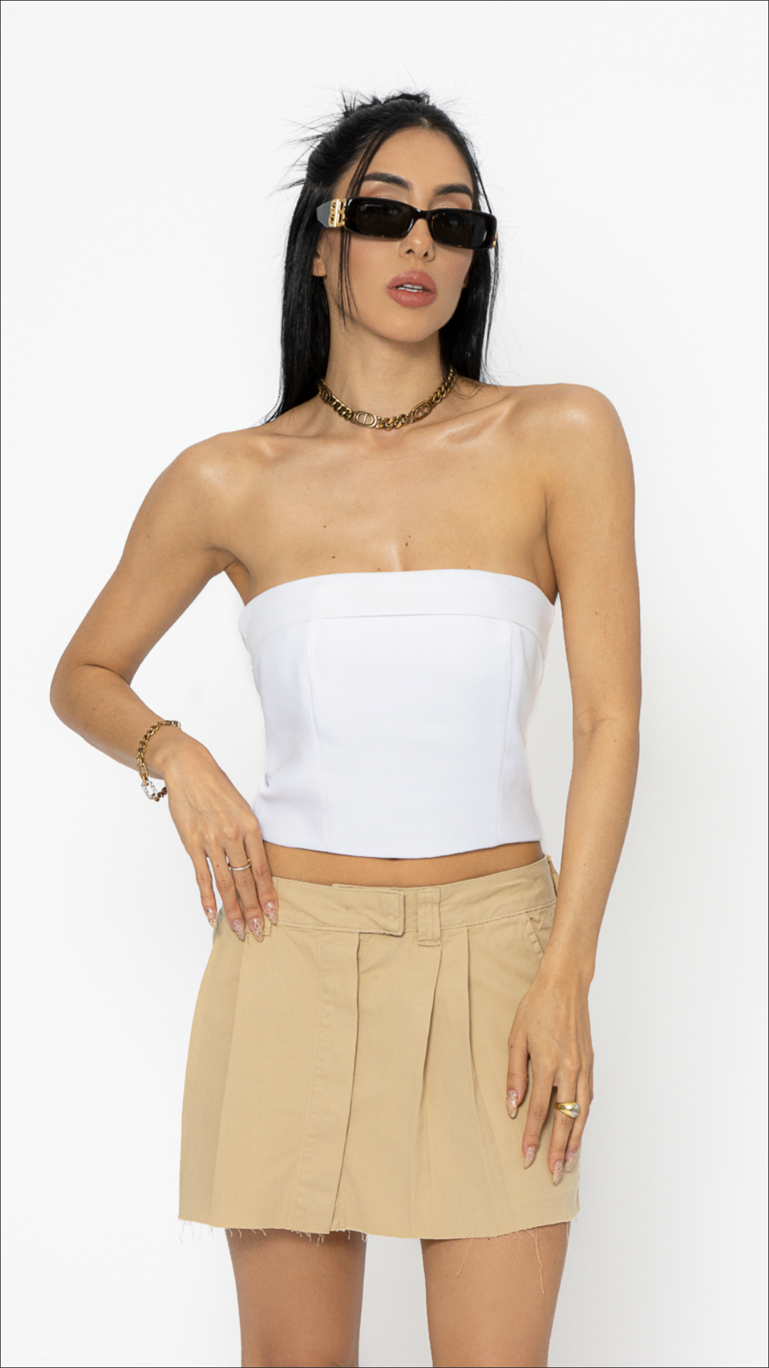 CROPPED PRINCESS BRANCO
