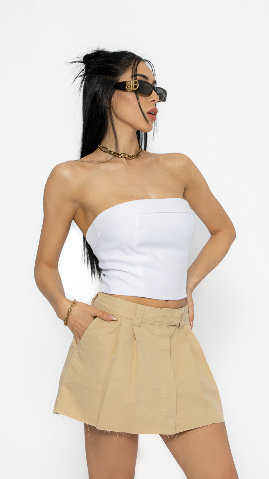 CROPPED PRINCESS BRANCO