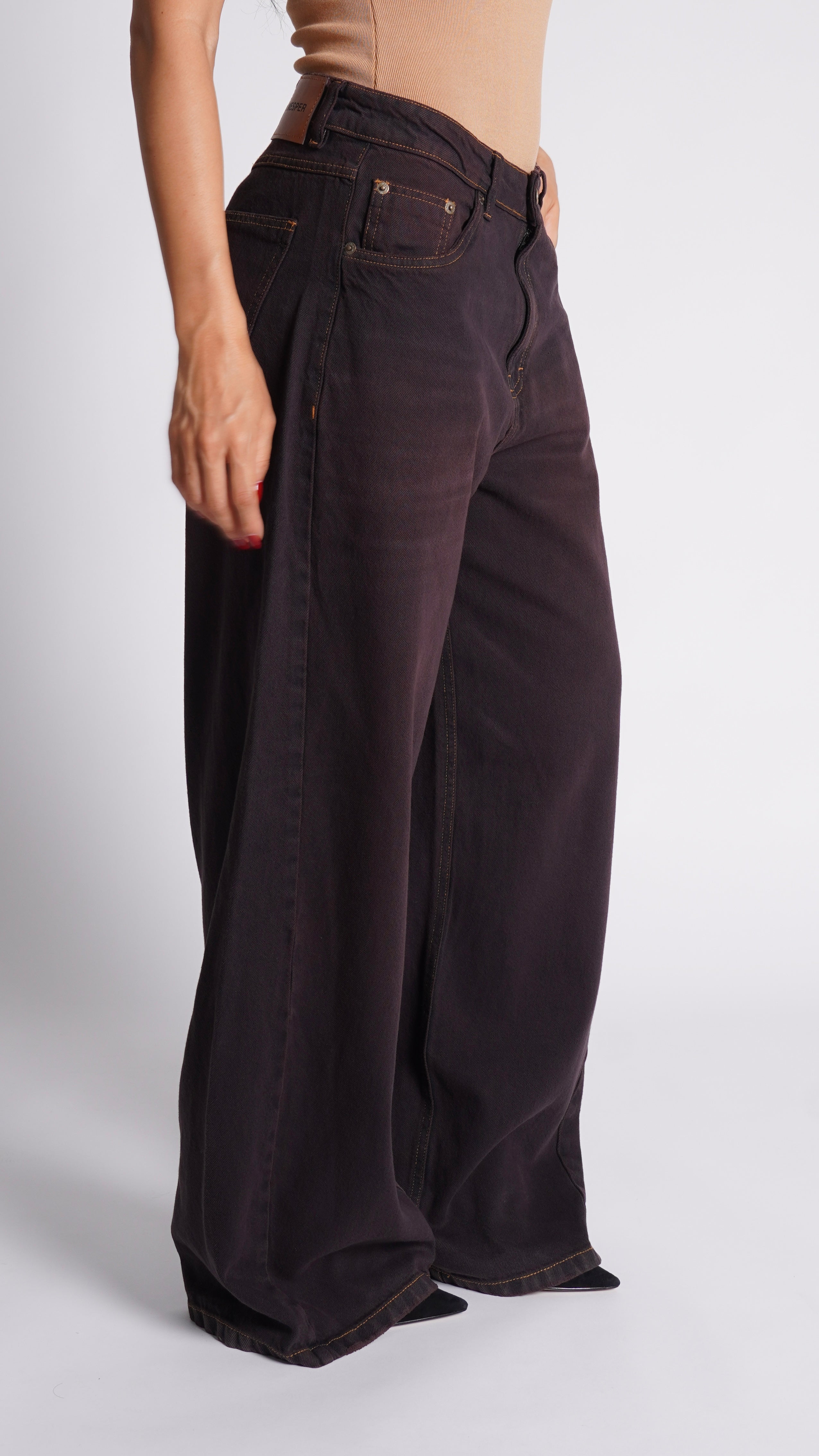 CALÇA JEANS BAGGY MULBERRY