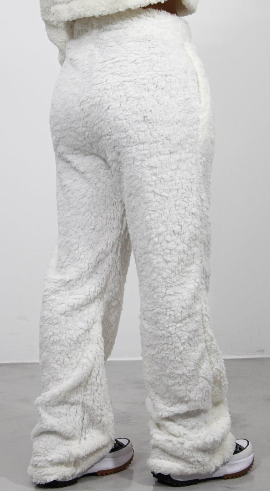 CALÇA DE PELO SHERPA OFF WHITE