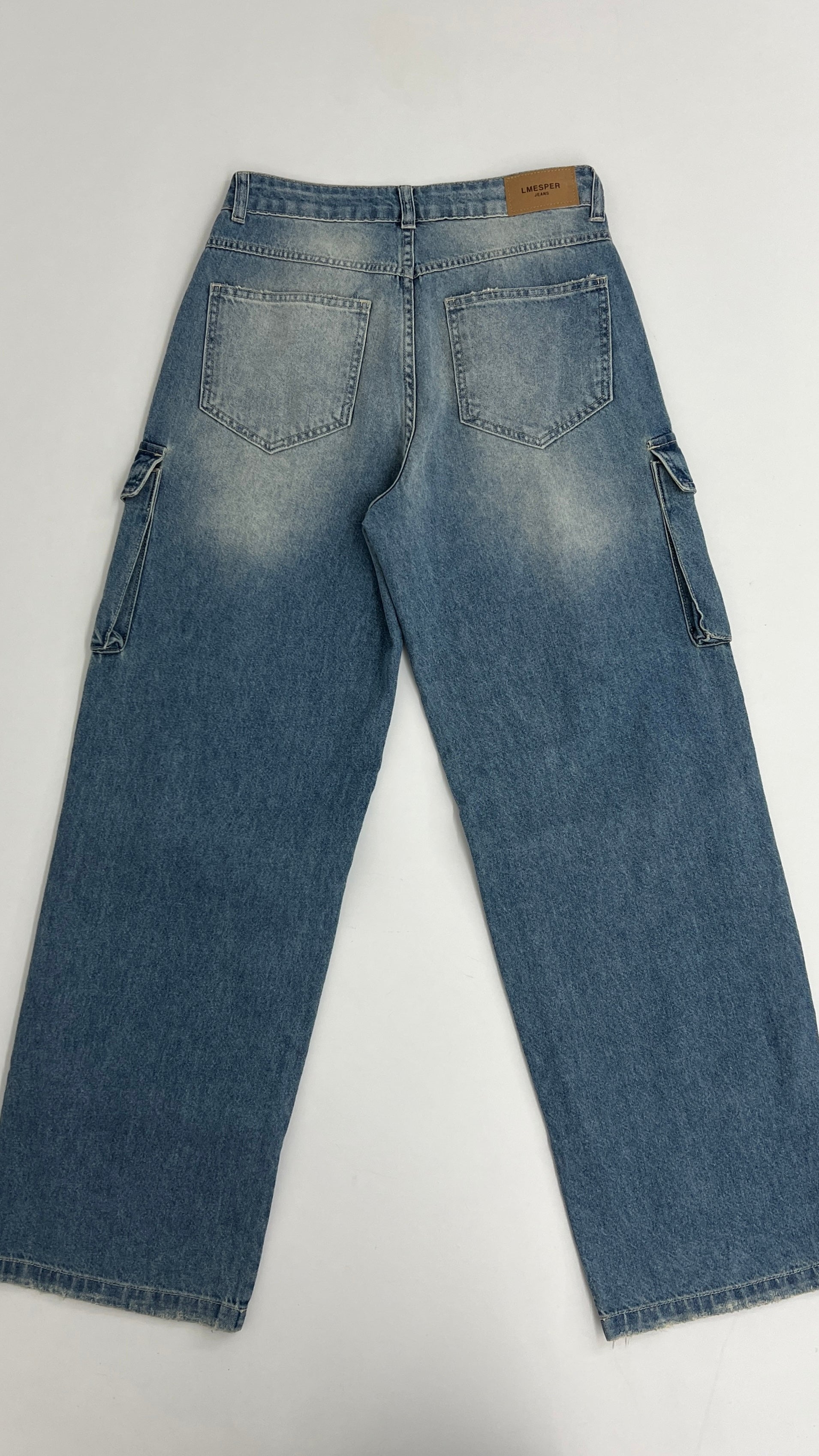 CALÇA JEANS POCKET BABY BLUE