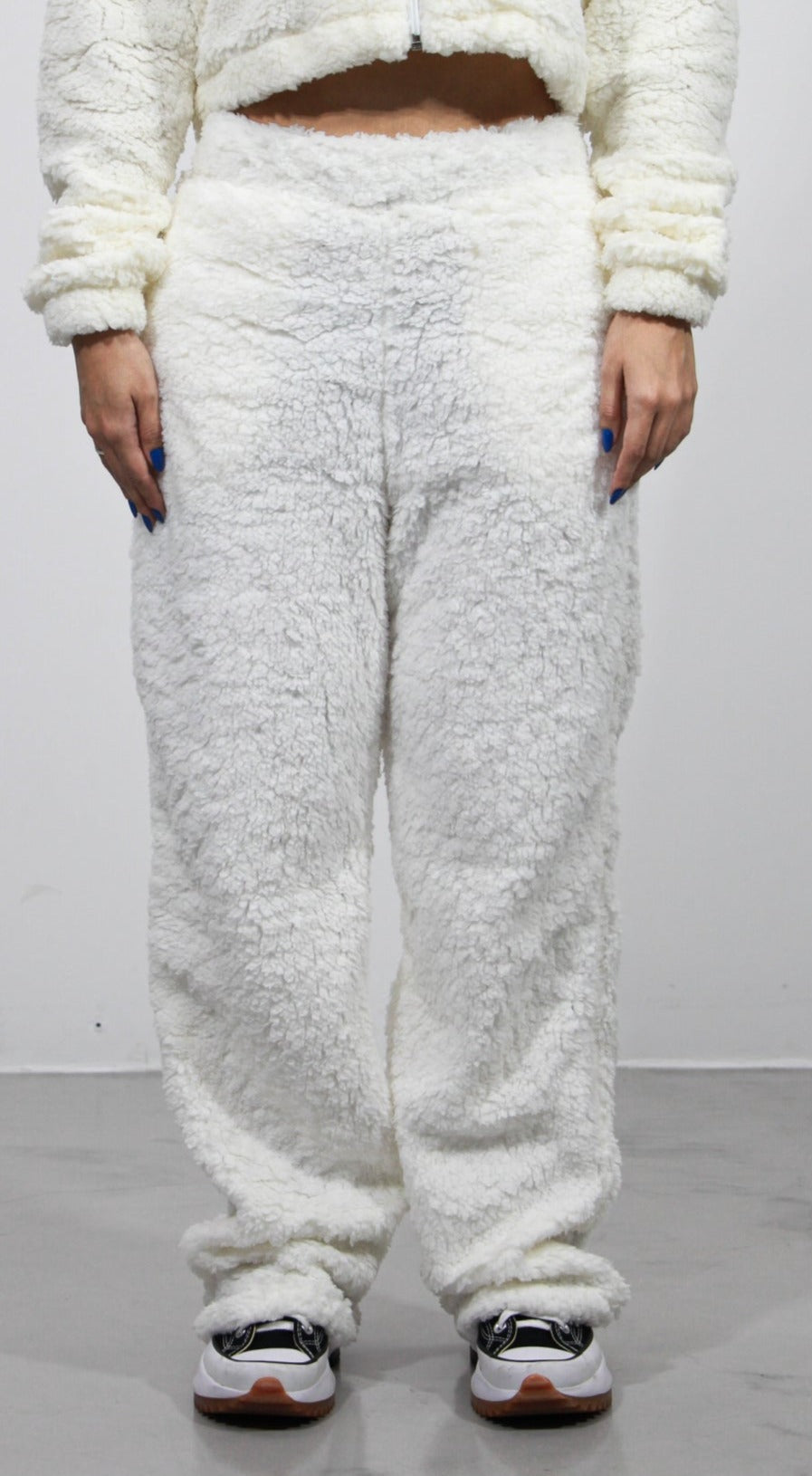 CALÇA DE PELO SHERPA OFF WHITE