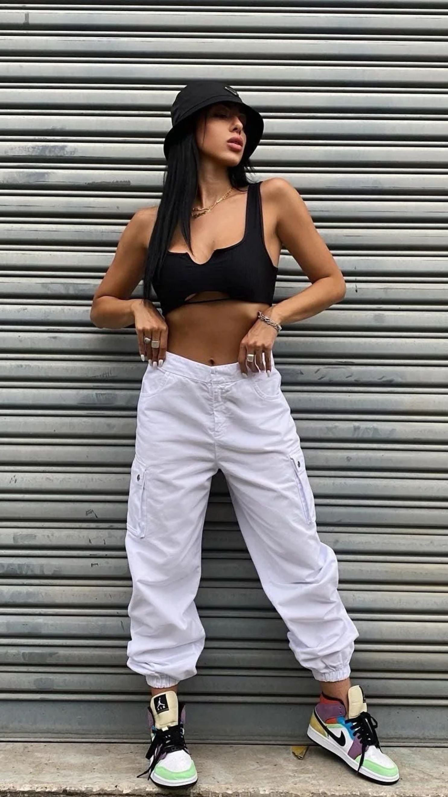 CALÇA CARGO HYPE BRANCA