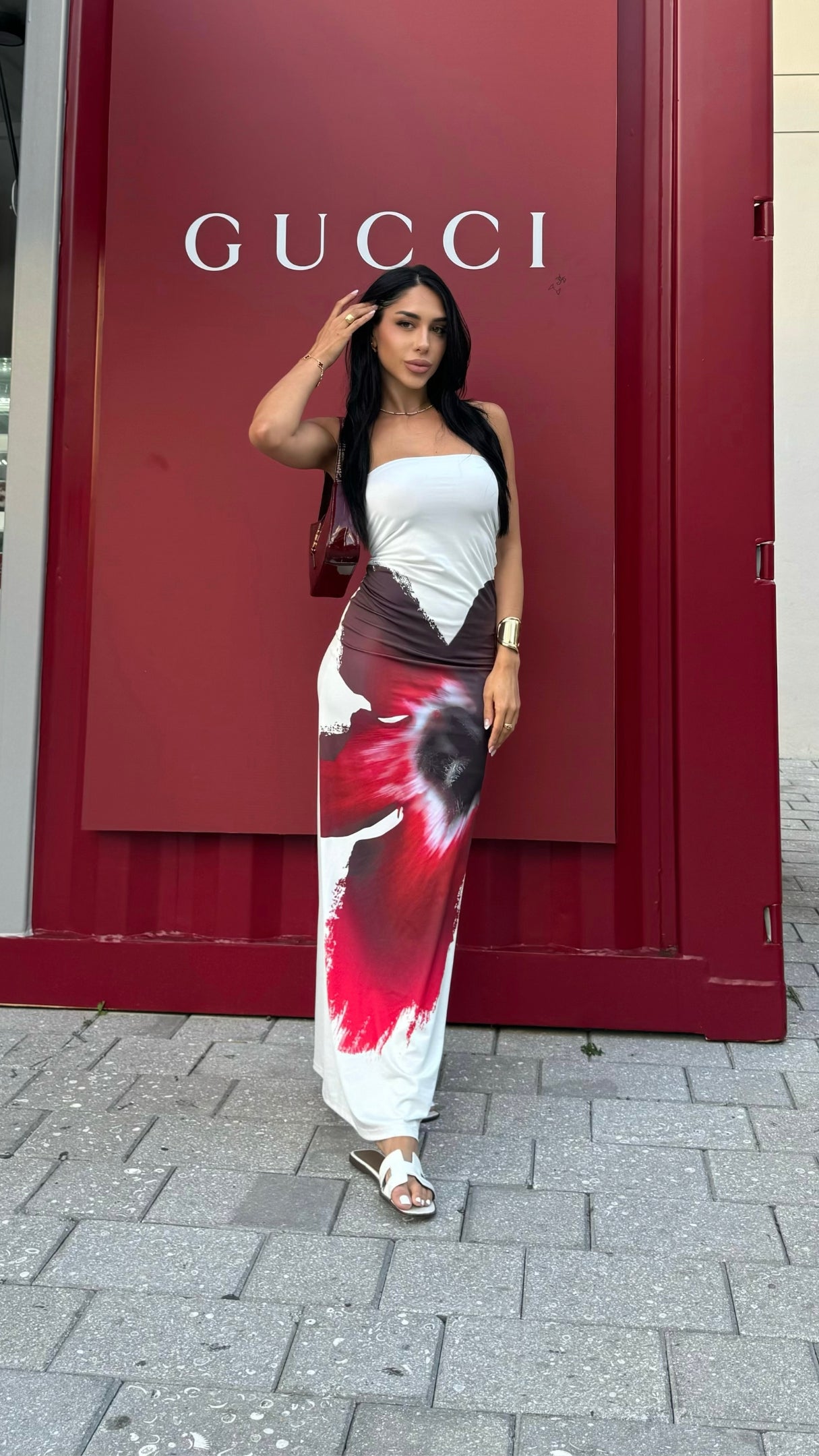 VESTIDO LONGO DESERT ROSE