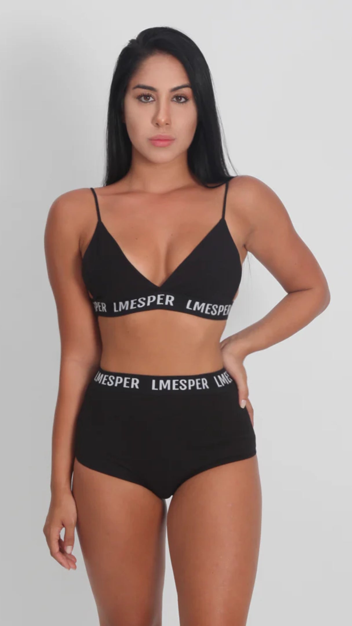 HOT PANT LOGO PRETO