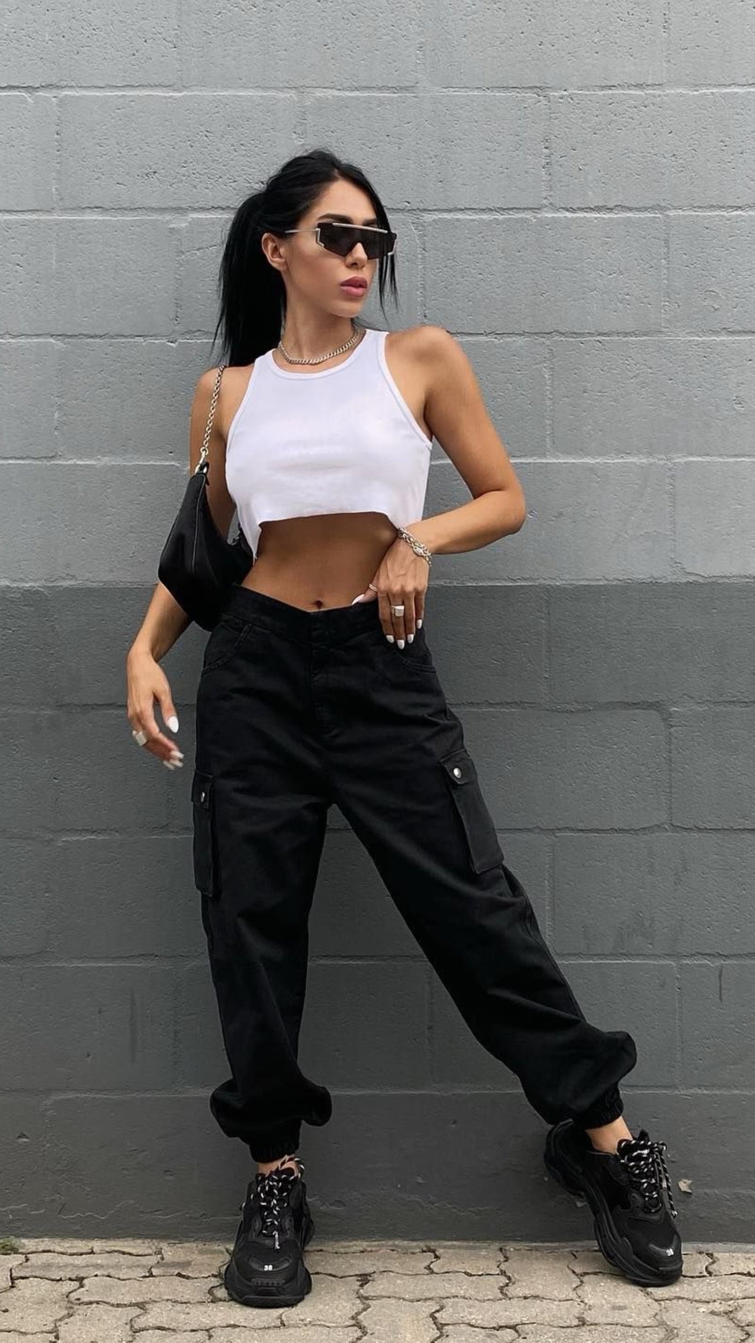 CALÇA CARGO HYPE PRETA