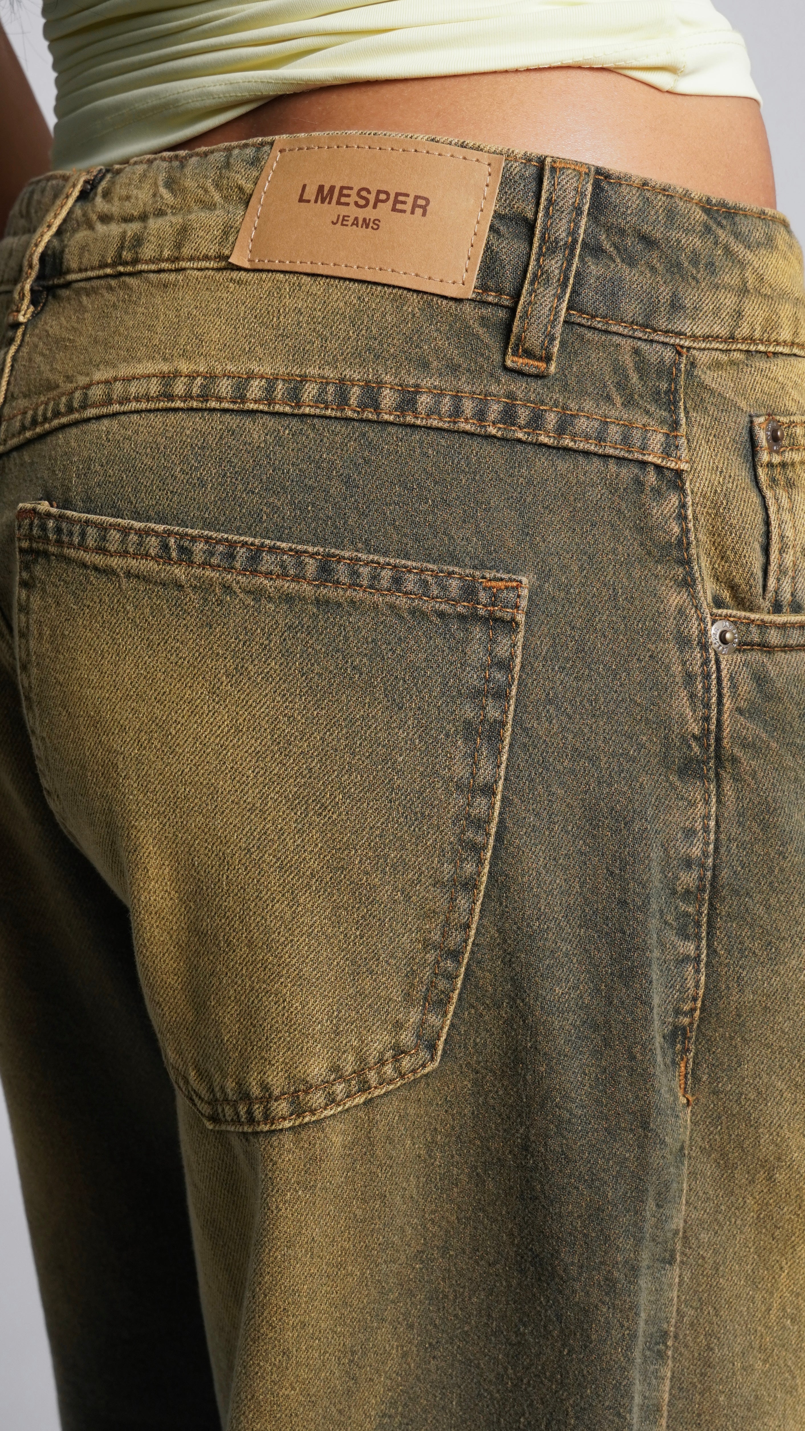 CALÇA JEANS OVERSIZED BRASIL