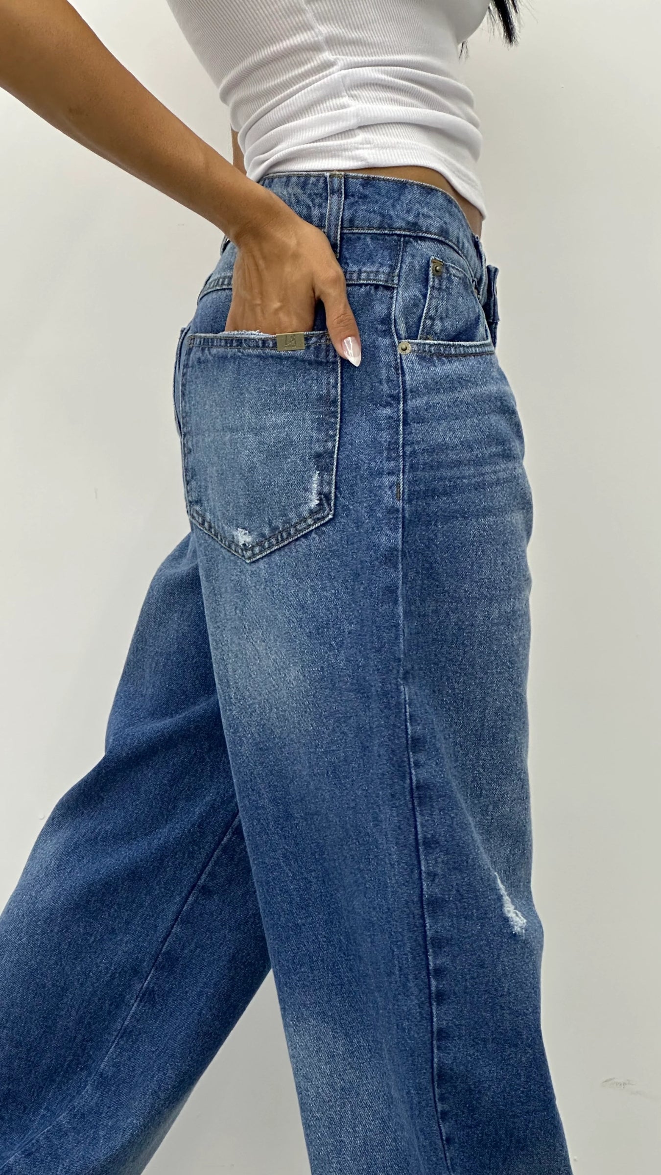 CALÇA JEANS OVERSIZED
