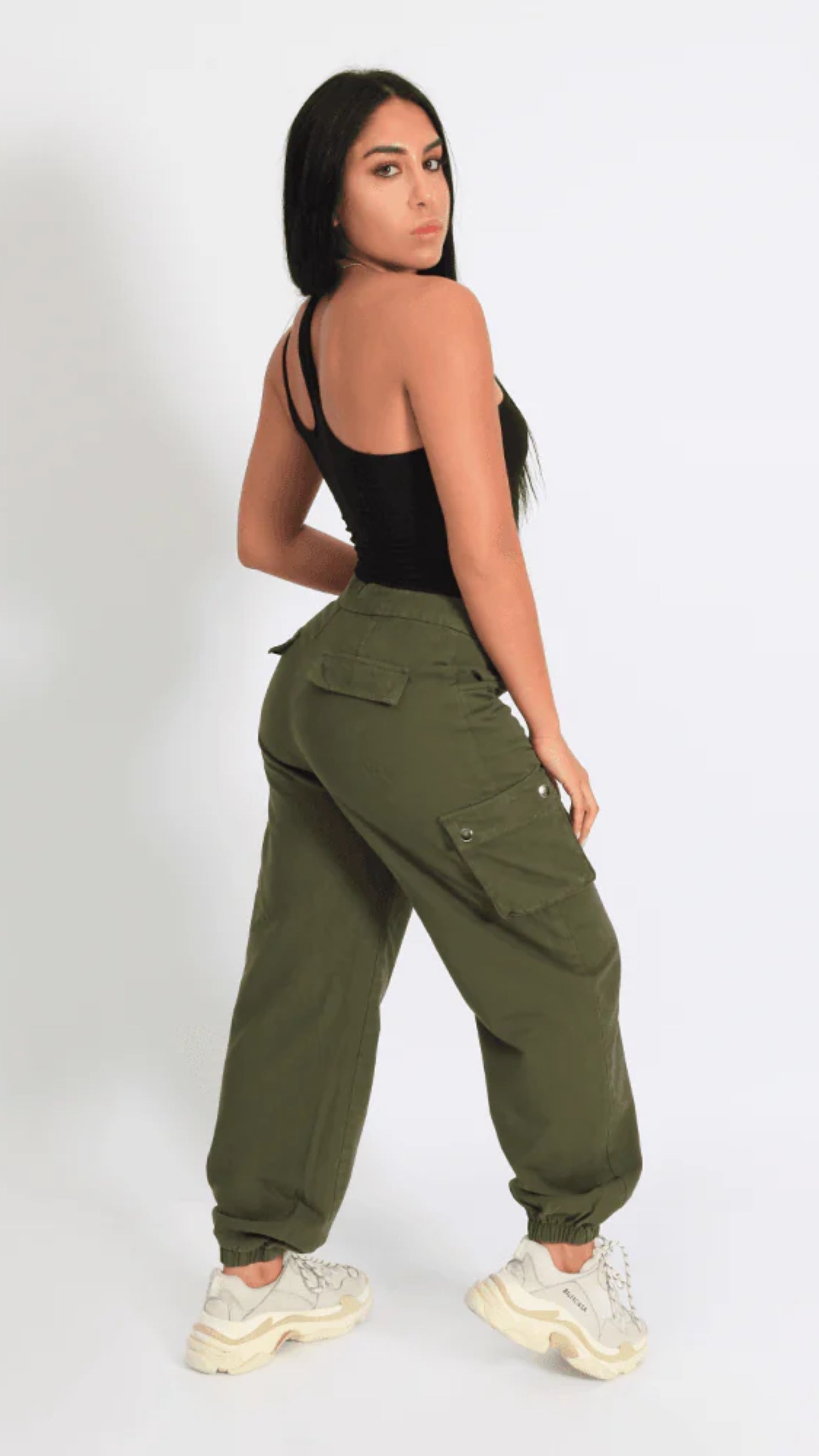 CALÇA CARGO HYPE VERDE MILITAR