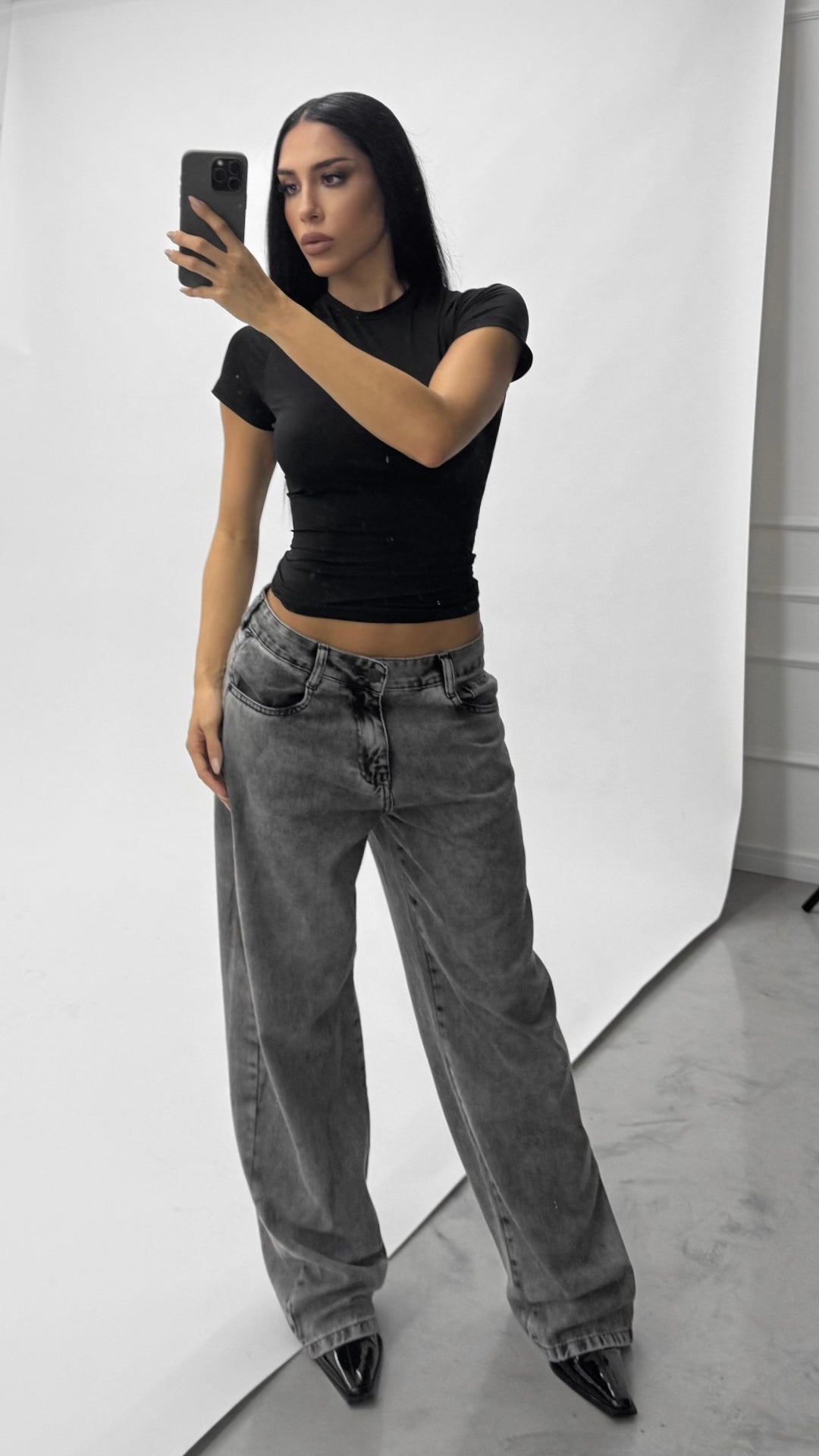 BABY TEE SKINFIT PRETA