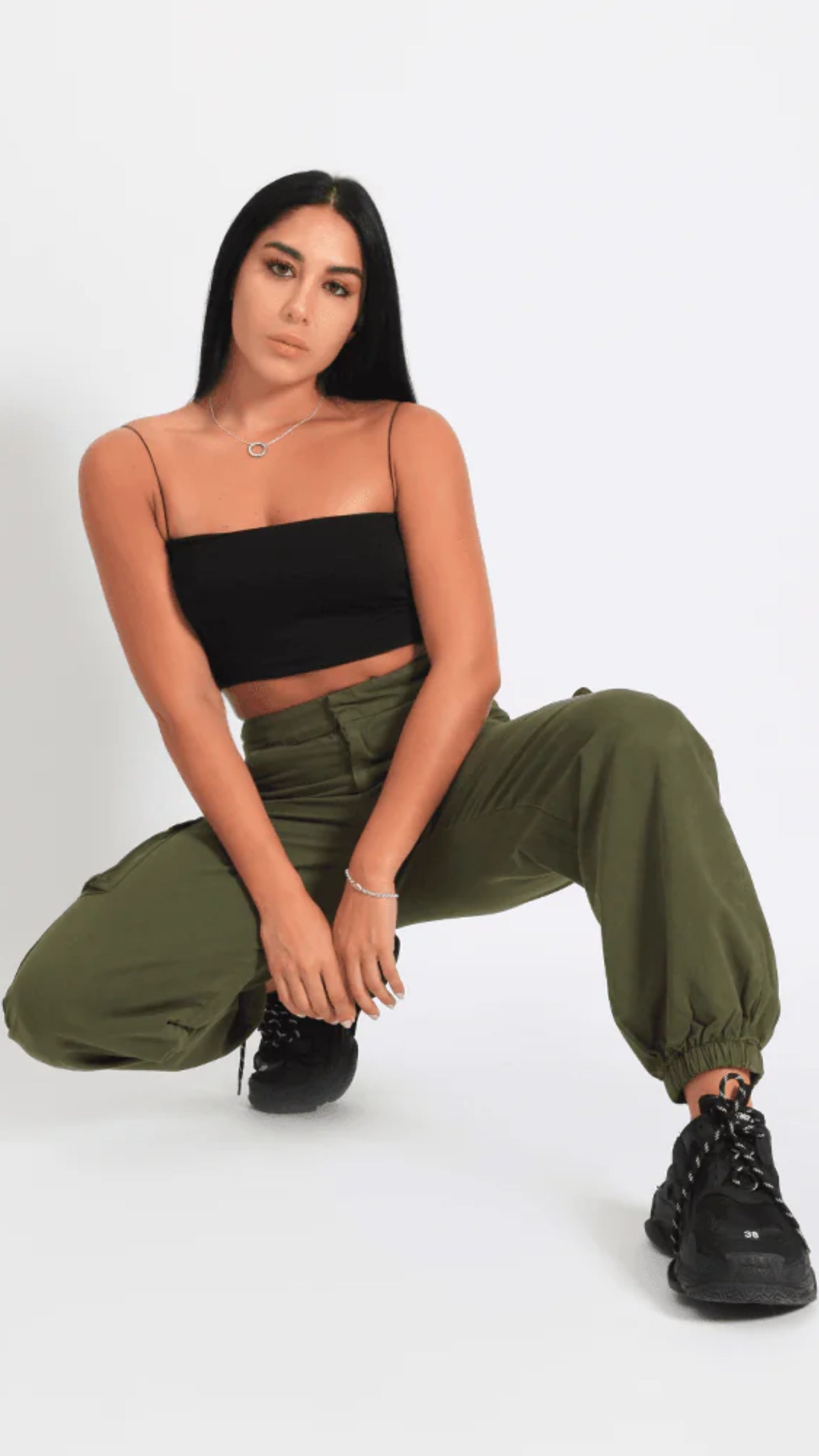 CALÇA CARGO HYPE VERDE MILITAR