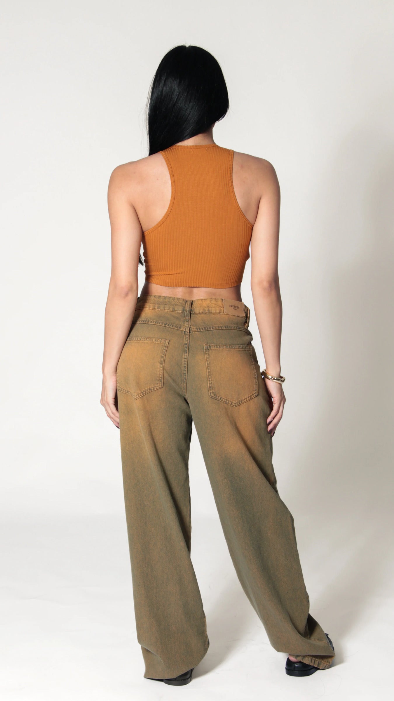 CALÇA JEANS OVERSIZED RUSTIC