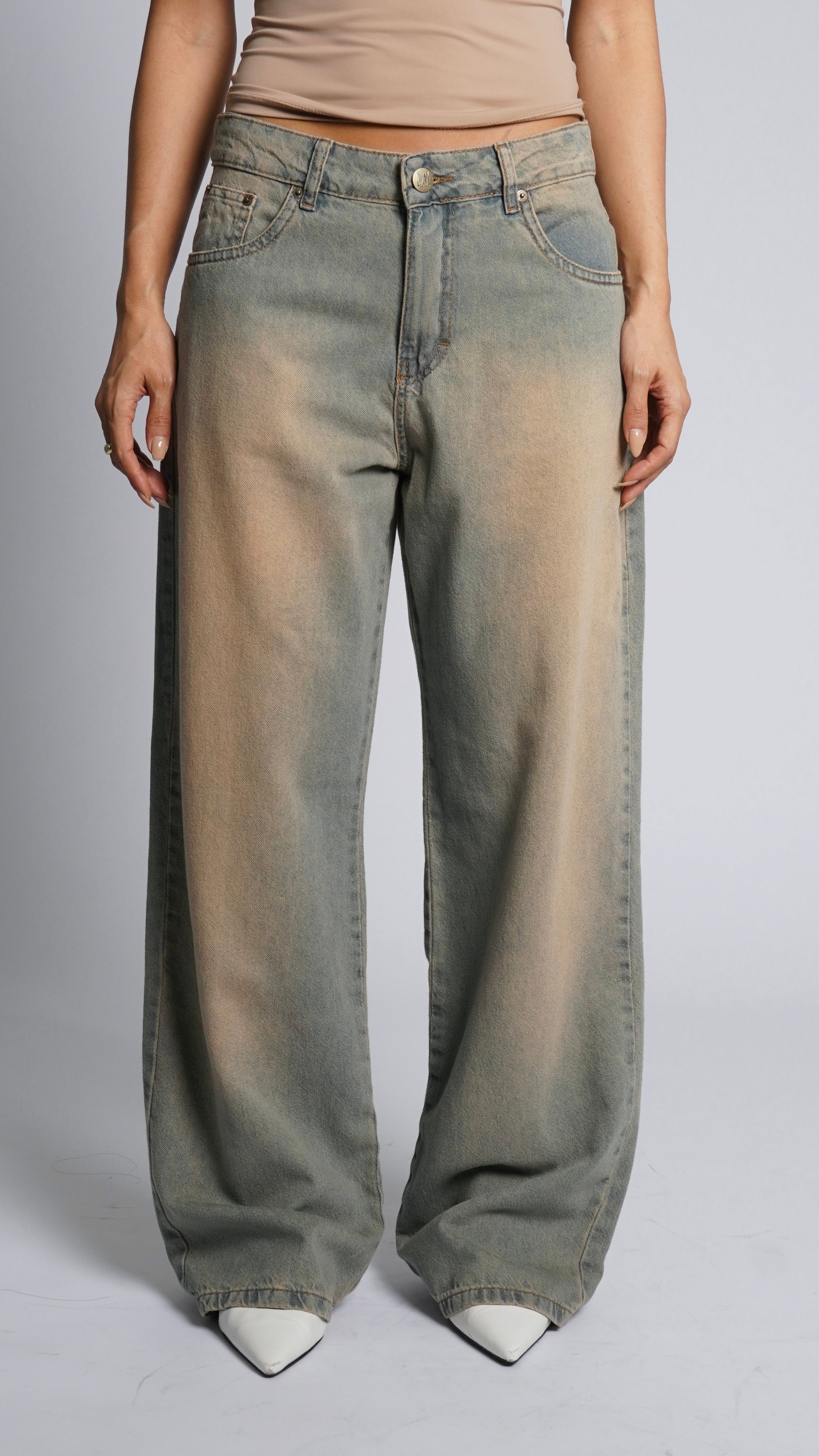 CALÇA JEANS OVERSIZED DESERT MIRAGE