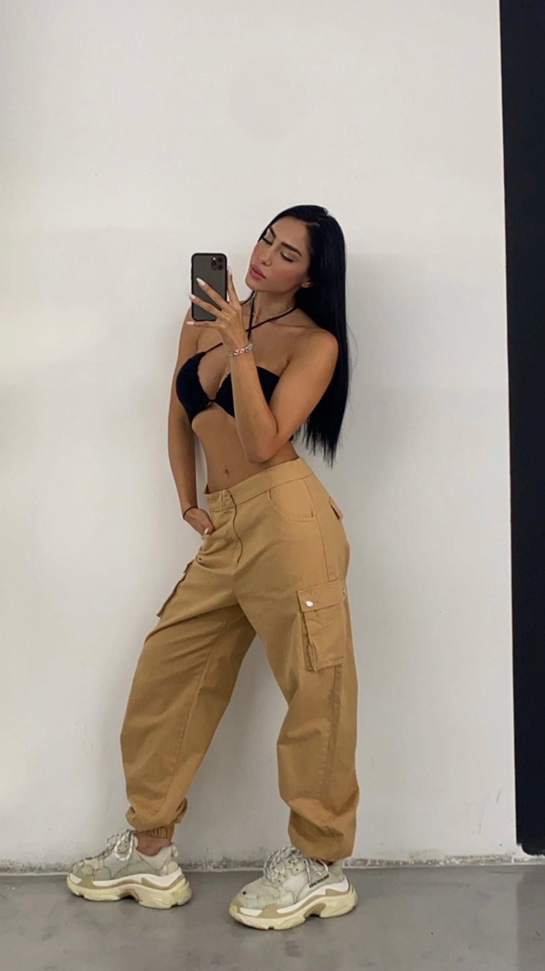 CALÇA CARGO HYPE BEGE