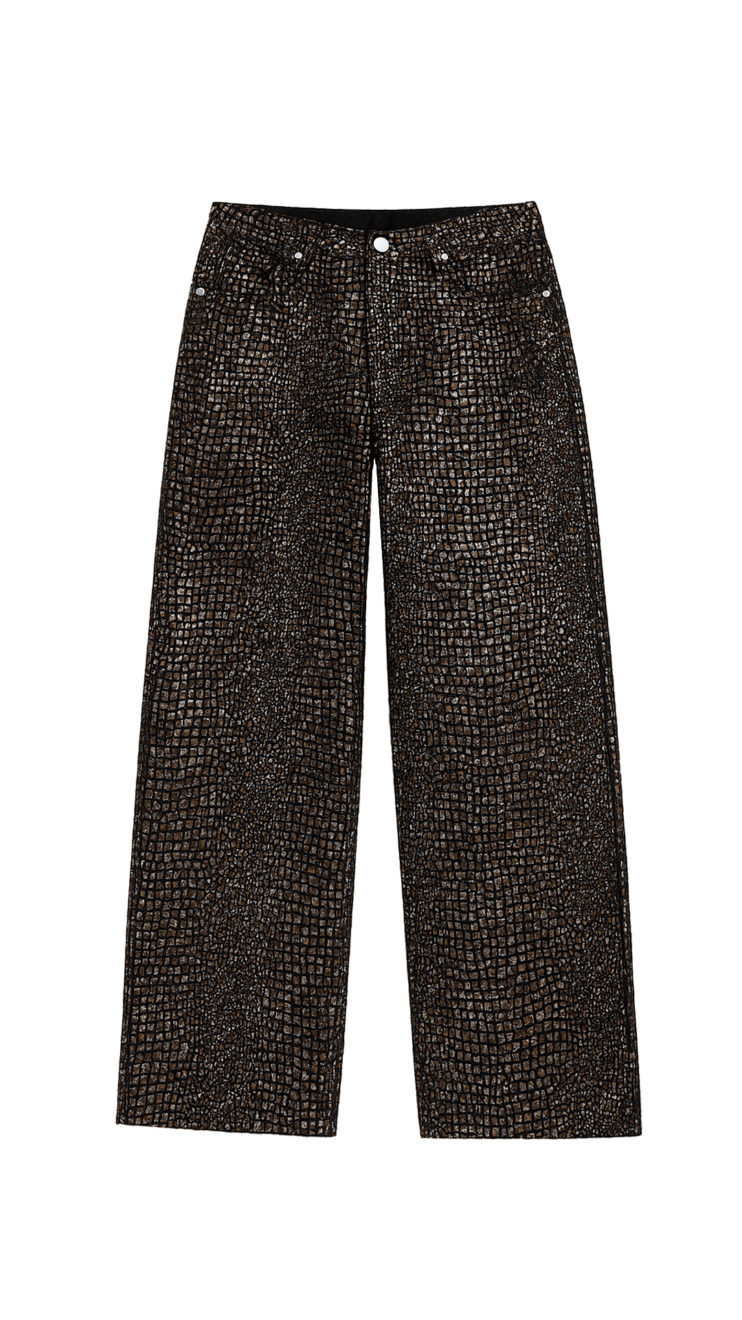 CALÇA JEANS LEOPARD