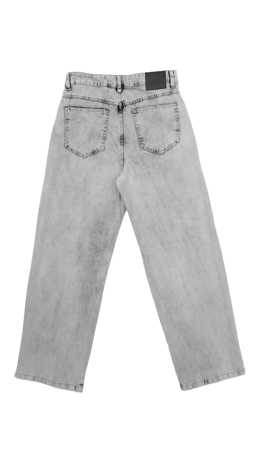 CALÇA JEANS OVERSIZED GREY