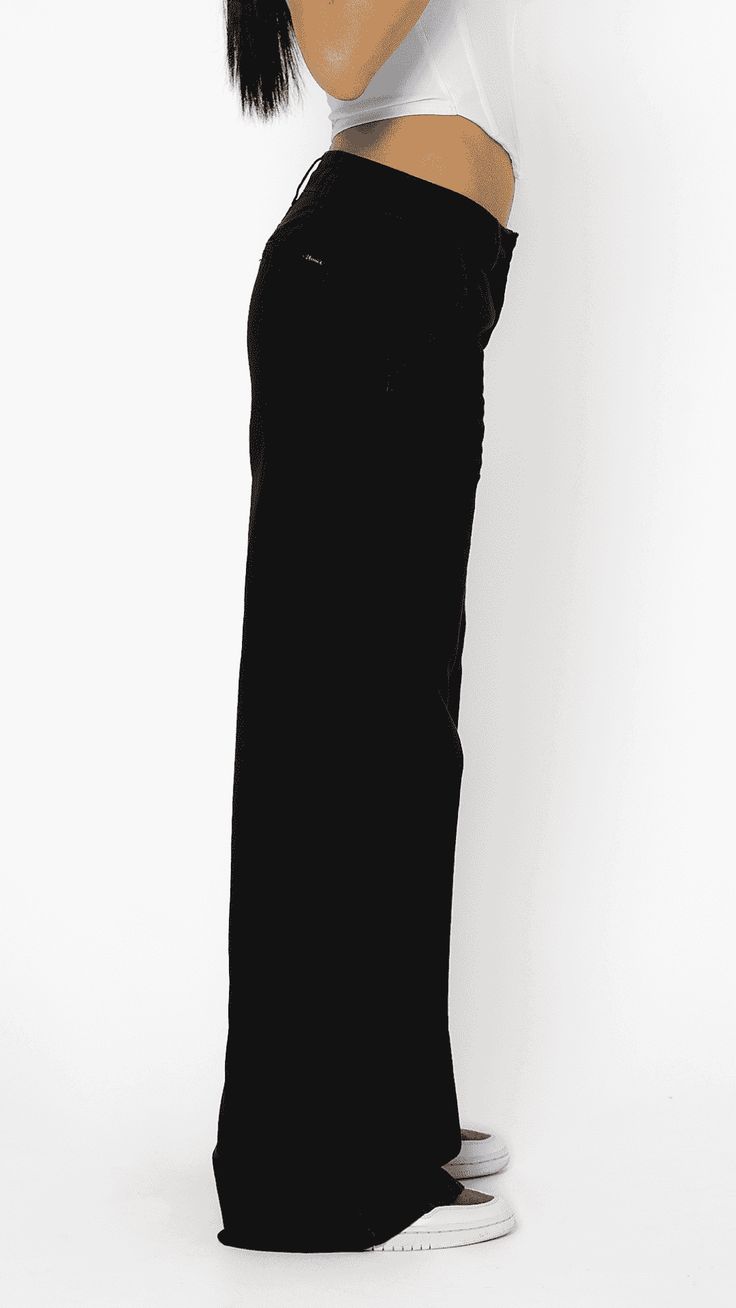 CALÇA WIDE LEG COLOR PRETA