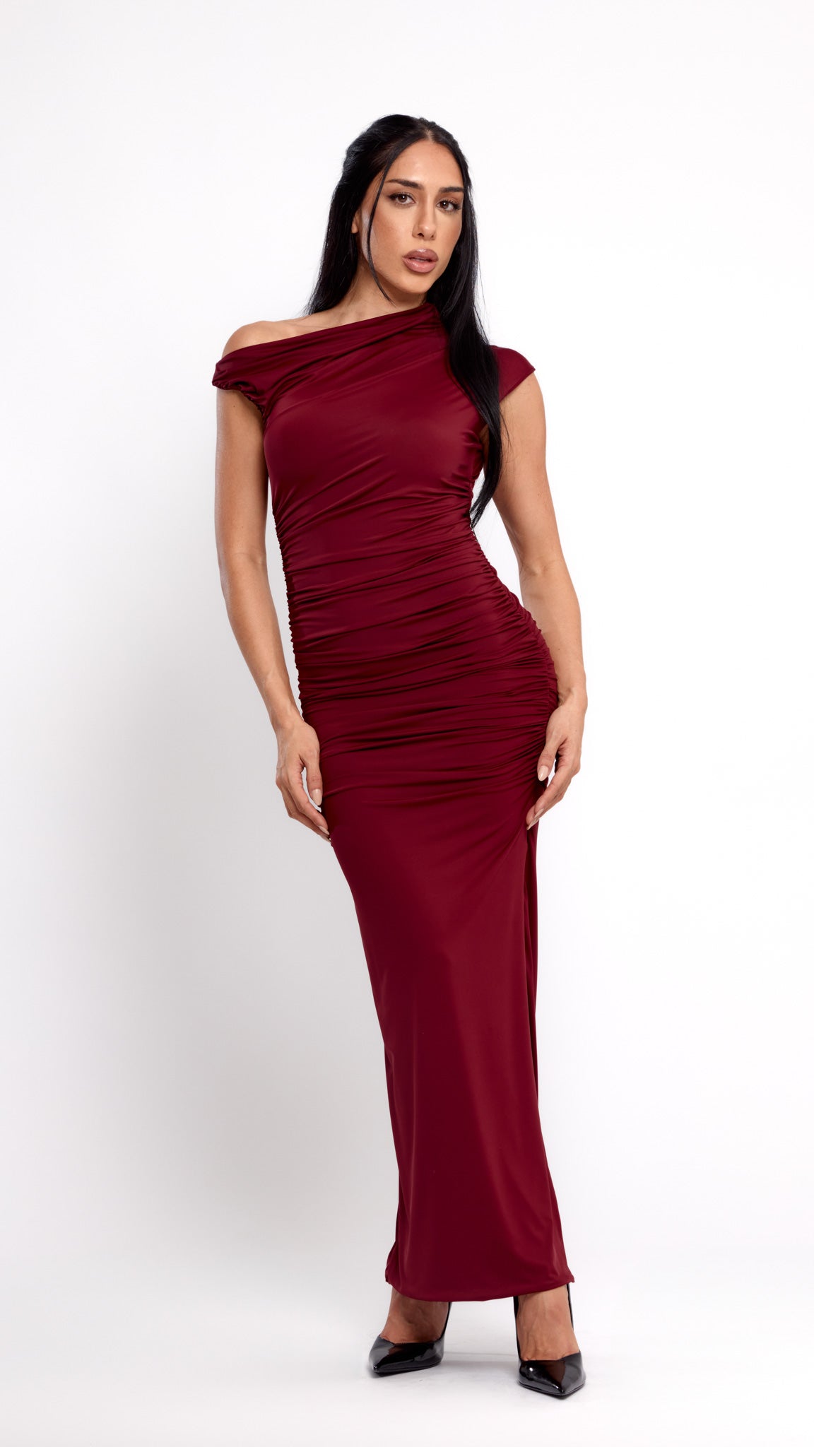 VESTIDO SCULPT BORDÔ