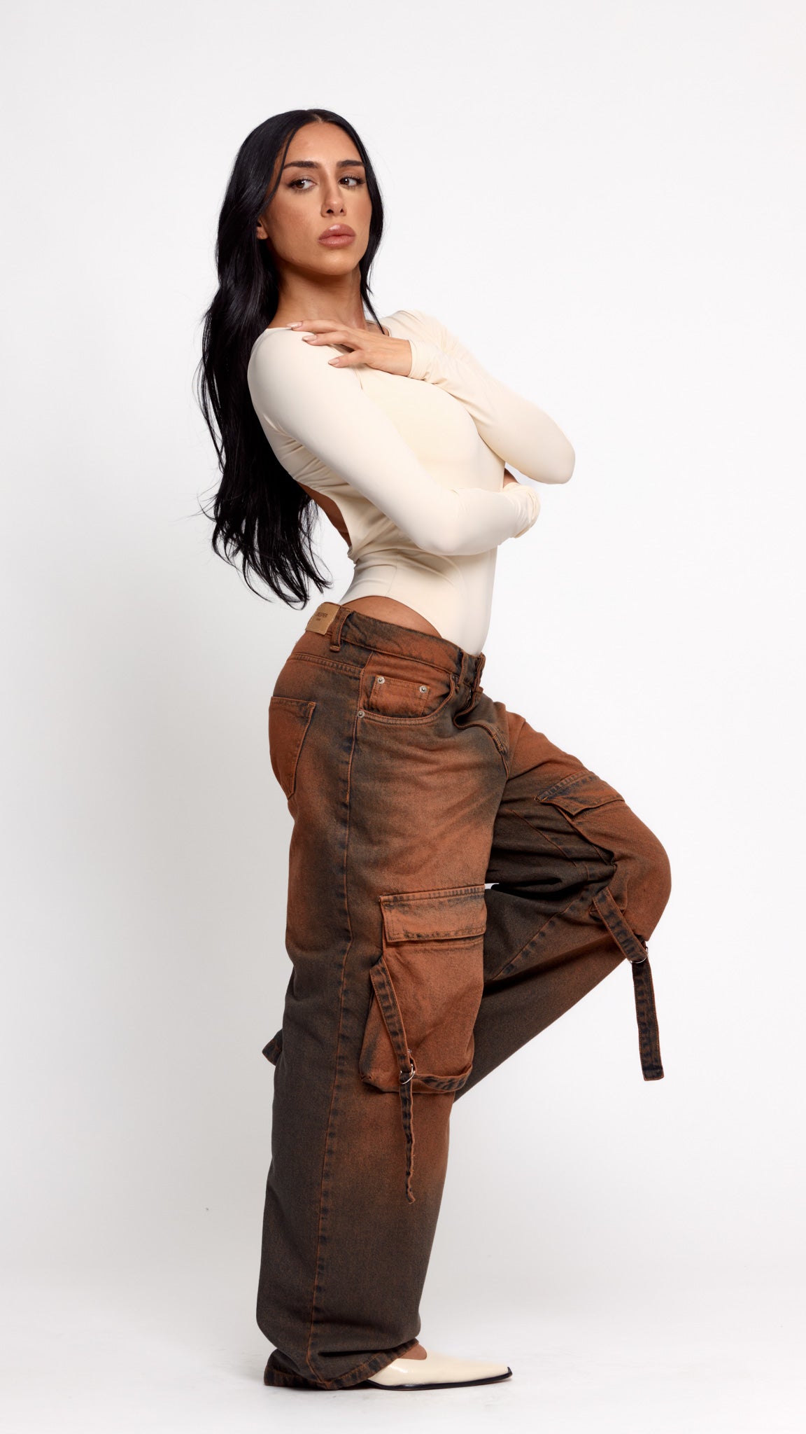 BODY MANGA LONGA SKINFIT CREME