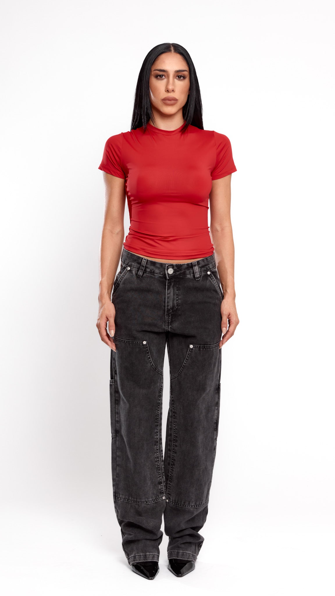CALÇA JEANS URBAN BLACK DENIM