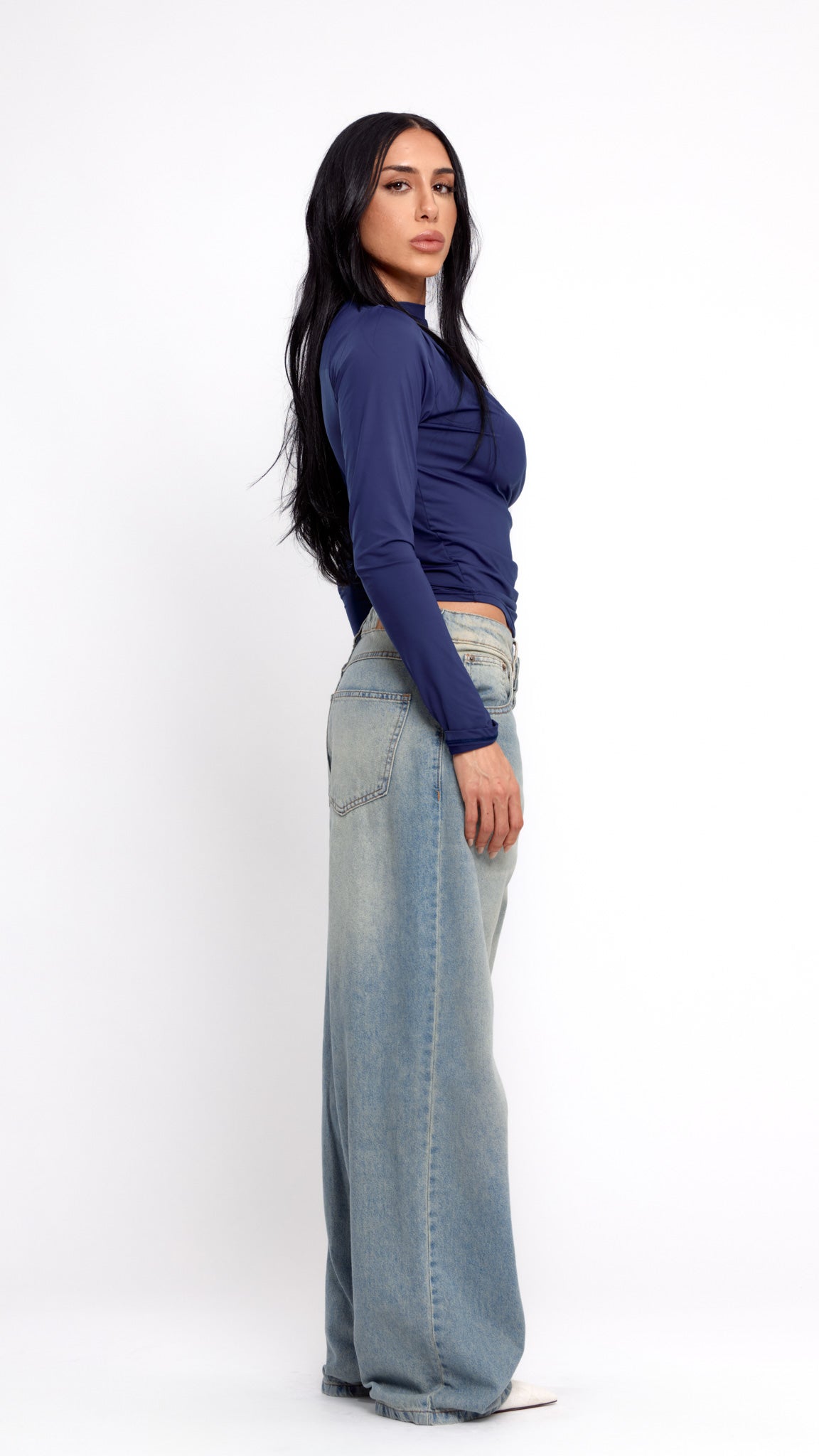 CALÇA JEANS OVERSIZED VINTAGE CLARA