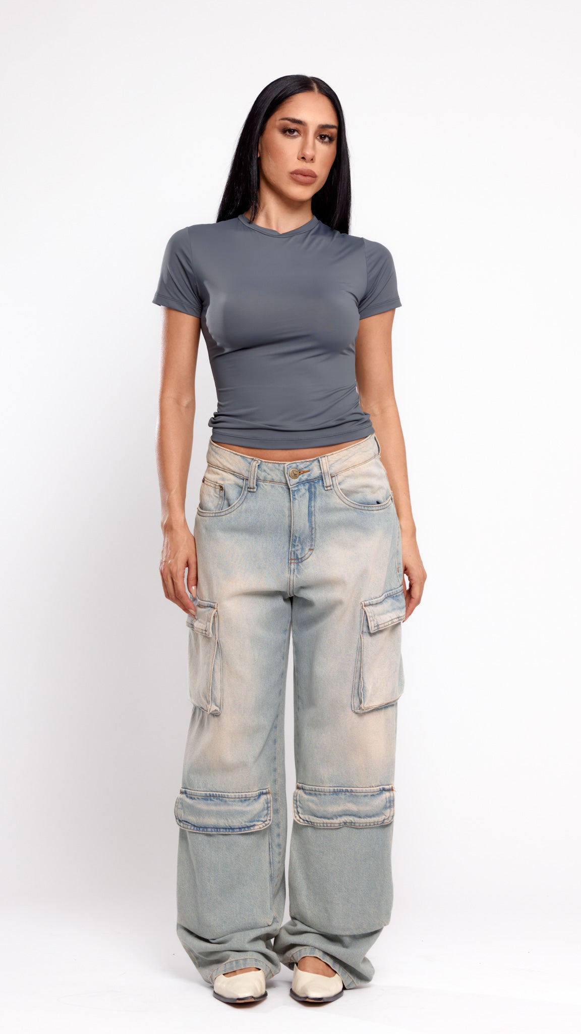 BABY TEE SKINFIT GRAFITE