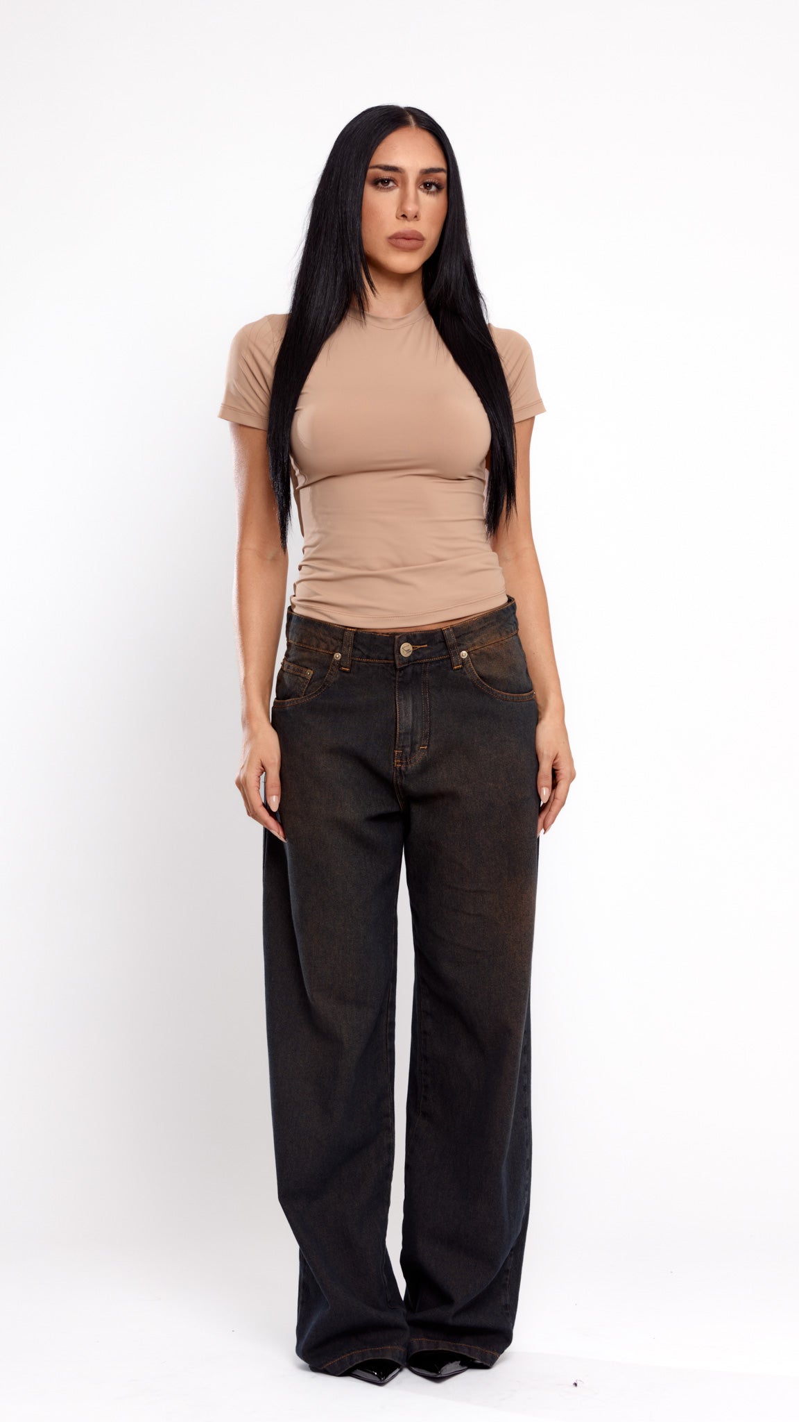 CALÇA JEANS OVERSIZED RETRÔ