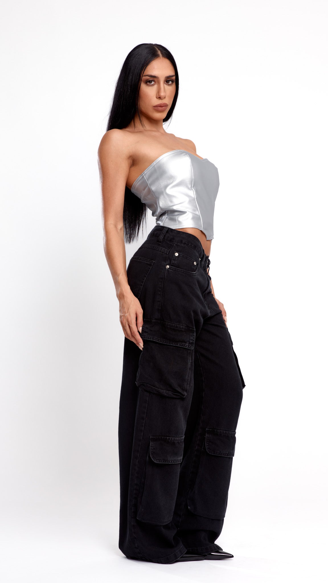 CALÇA JEANS POCKET BLACK