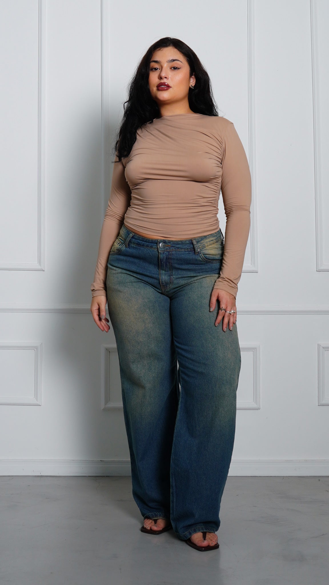 BLUSA CONTOUR NUDE