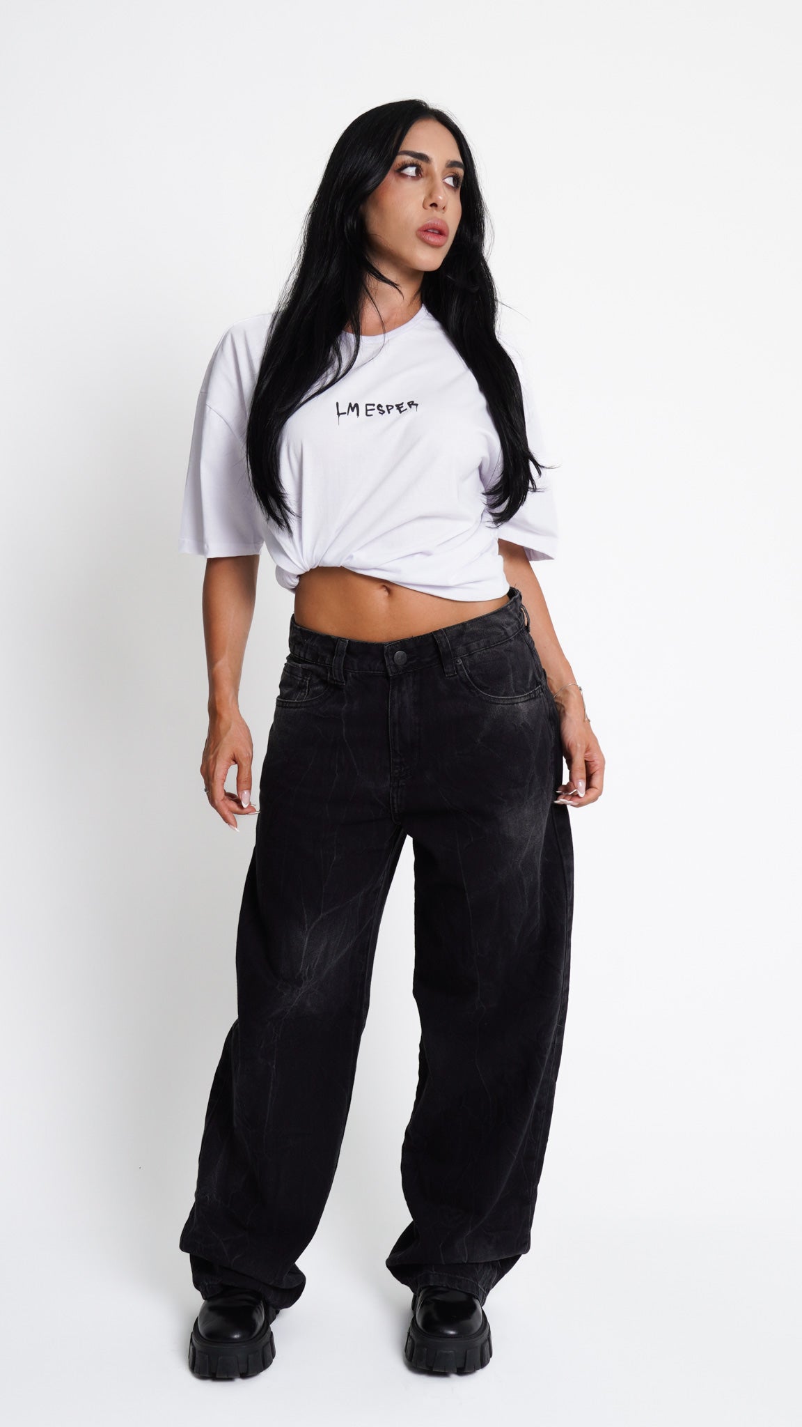 CALÇA JEANS OVERSIZED SOFT STORM