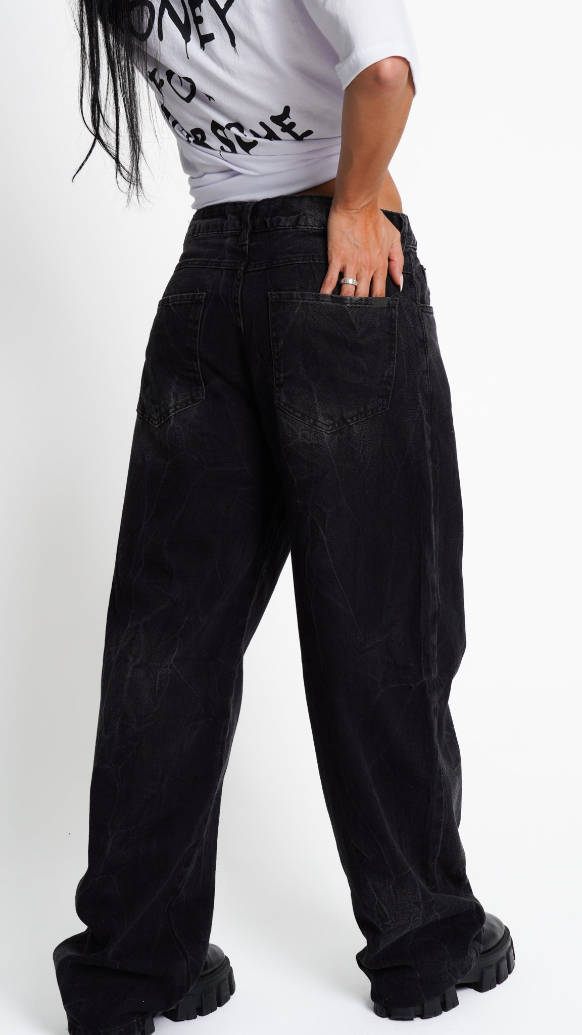 CALÇA JEANS OVERSIZED SOFT STORM