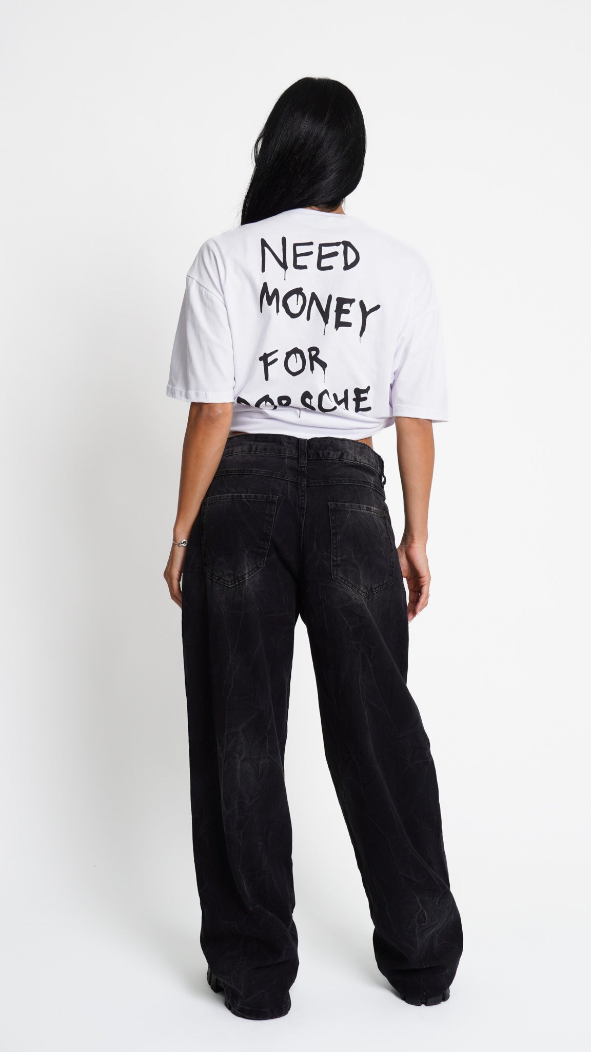 T-SHIRT OVERSIZED NEED MONEY FOR PORSCHE