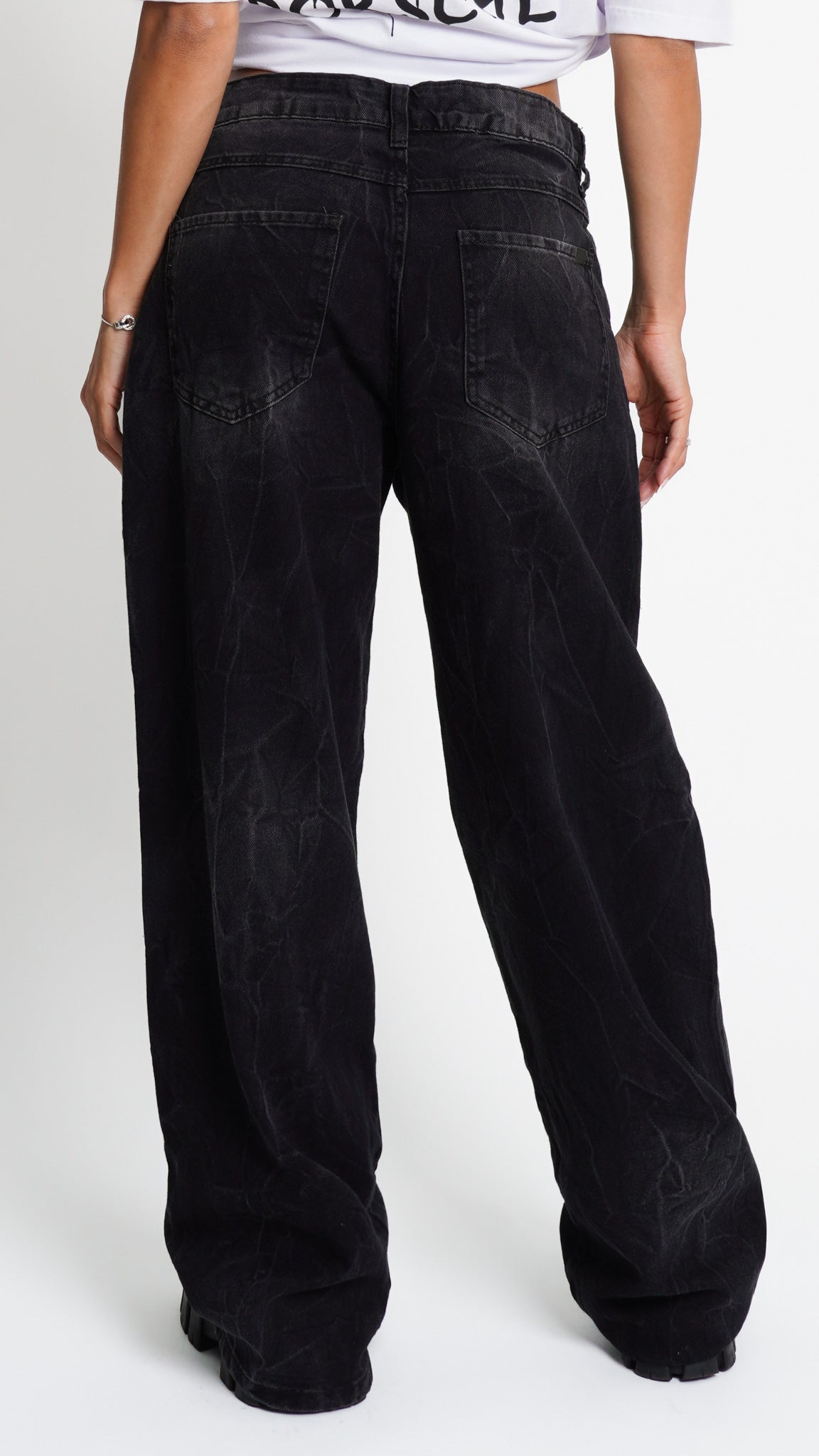 CALÇA JEANS OVERSIZED SOFT STORM