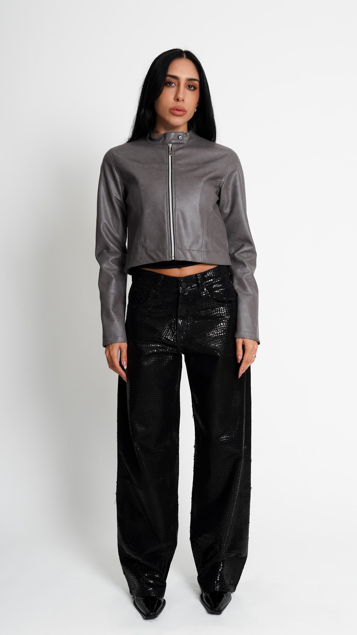 CALÇA JEANS CROCO