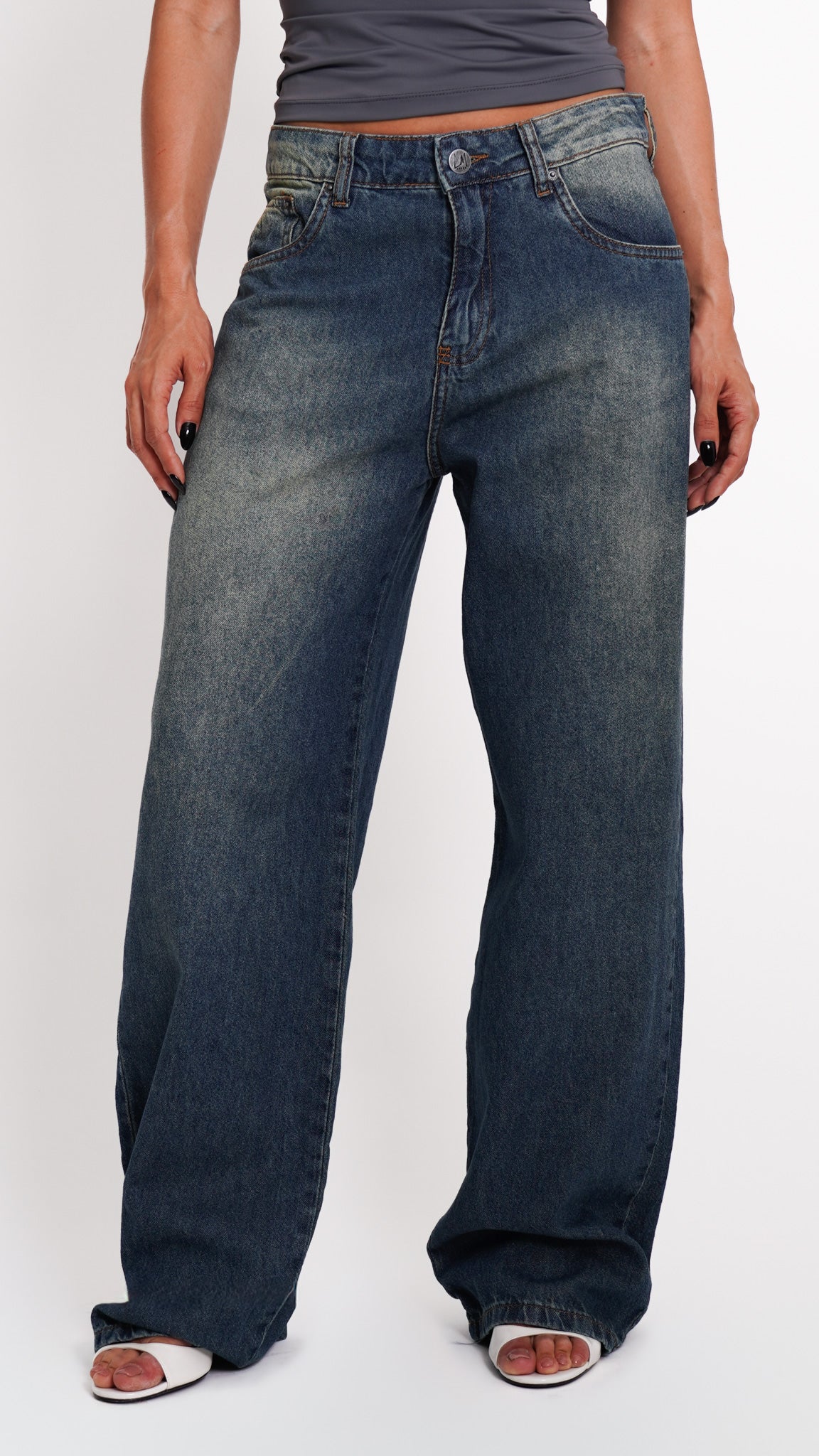 CALÇA JEANS OVERSIZED VINTAGE