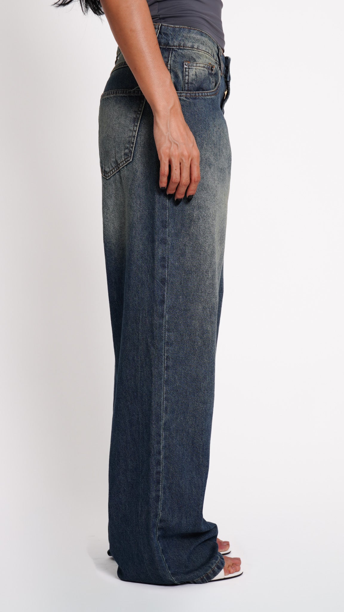 CALÇA JEANS OVERSIZED VINTAGE