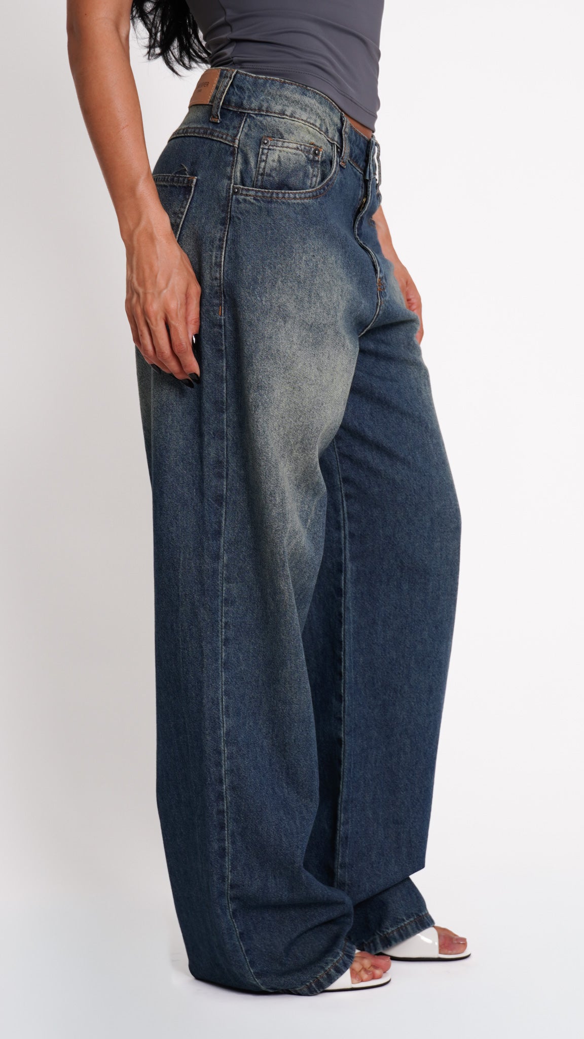 CALÇA JEANS OVERSIZED VINTAGE
