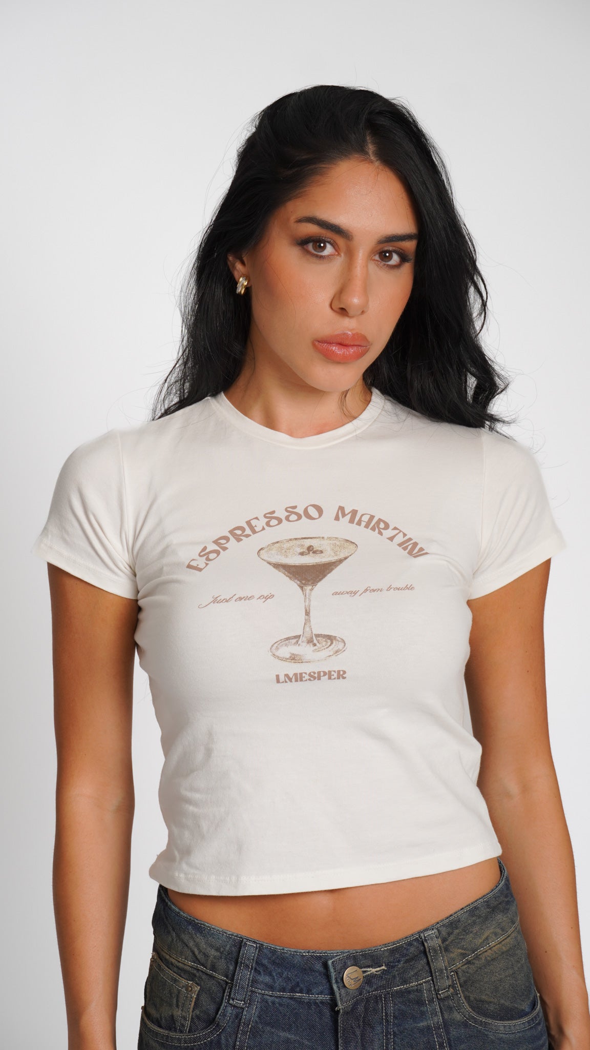 BABY TEE ESPRESSO MARTINI
