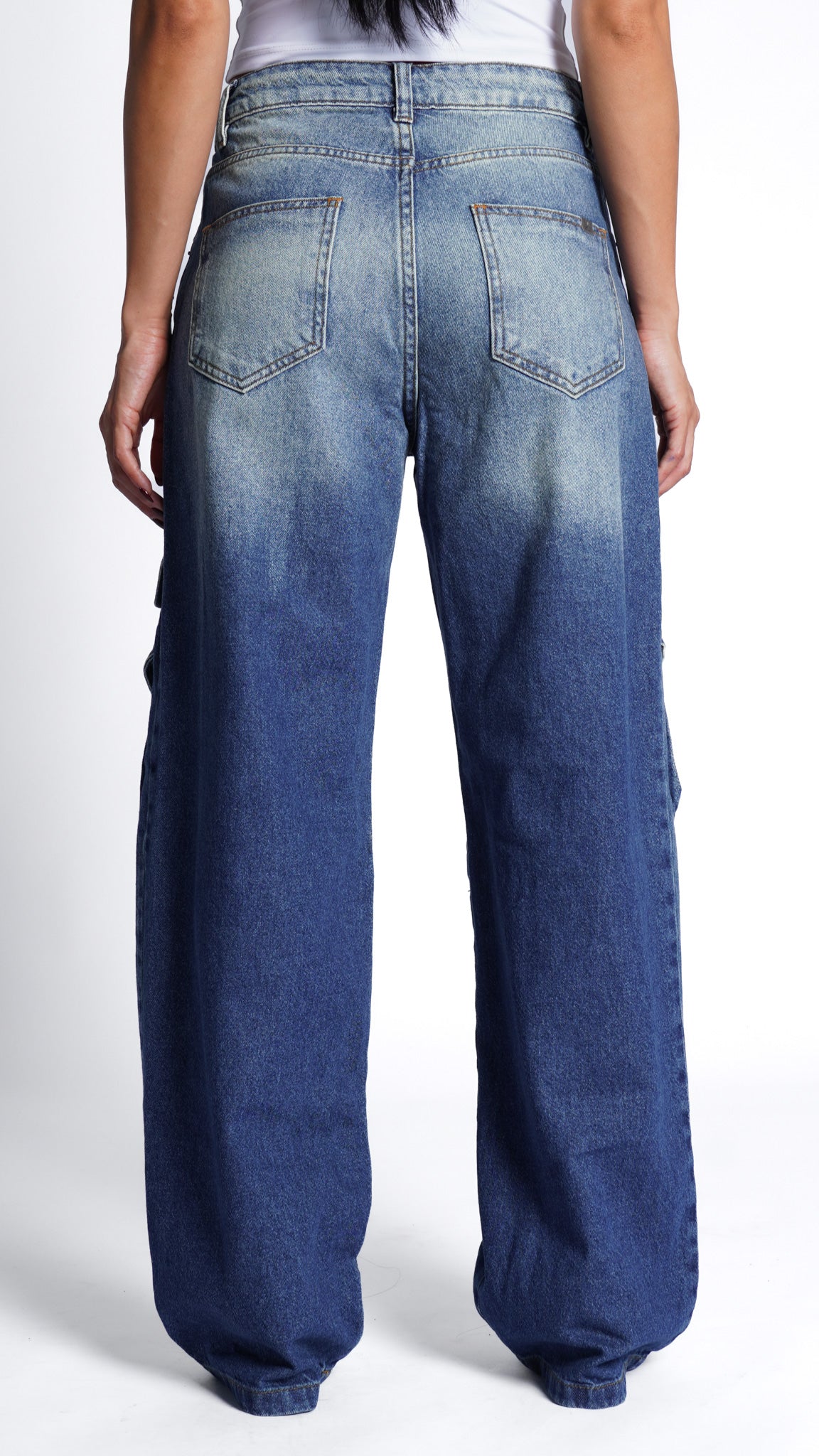CALÇA JEANS BELT OCEAN