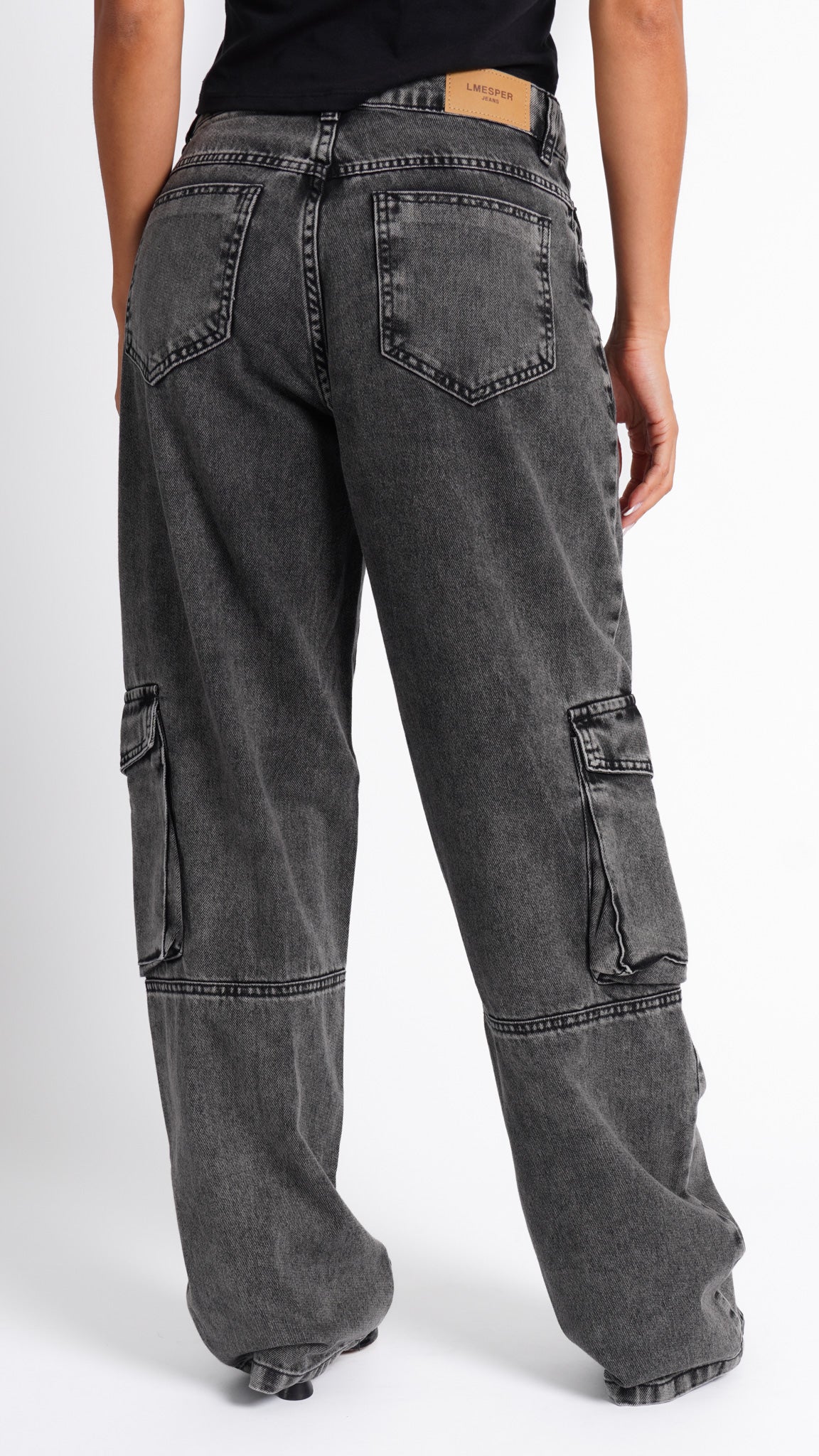 CALÇA JEANS SKATER GRAFITE