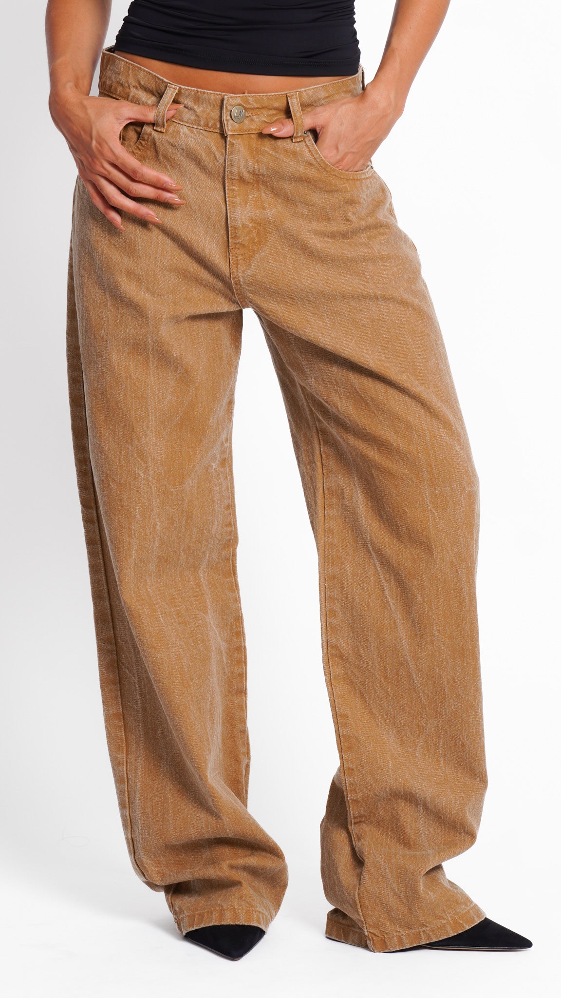 CALÇA JEANS OVERSIZED WOOD
