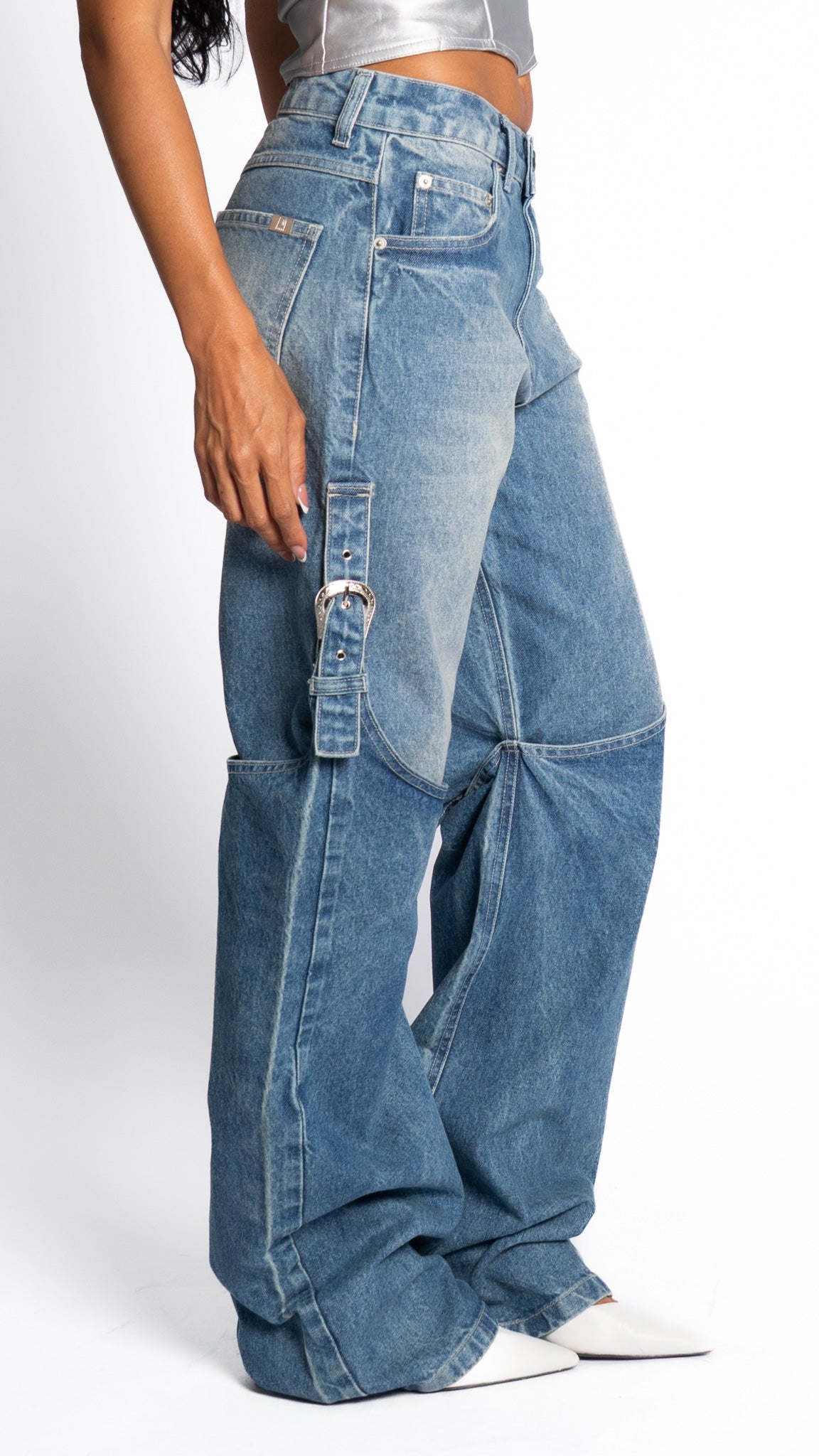 CALÇA JEANS RETA WESTERN