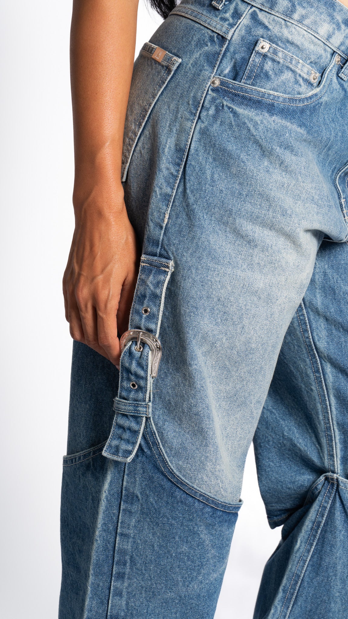 CALÇA JEANS RETA WESTERN