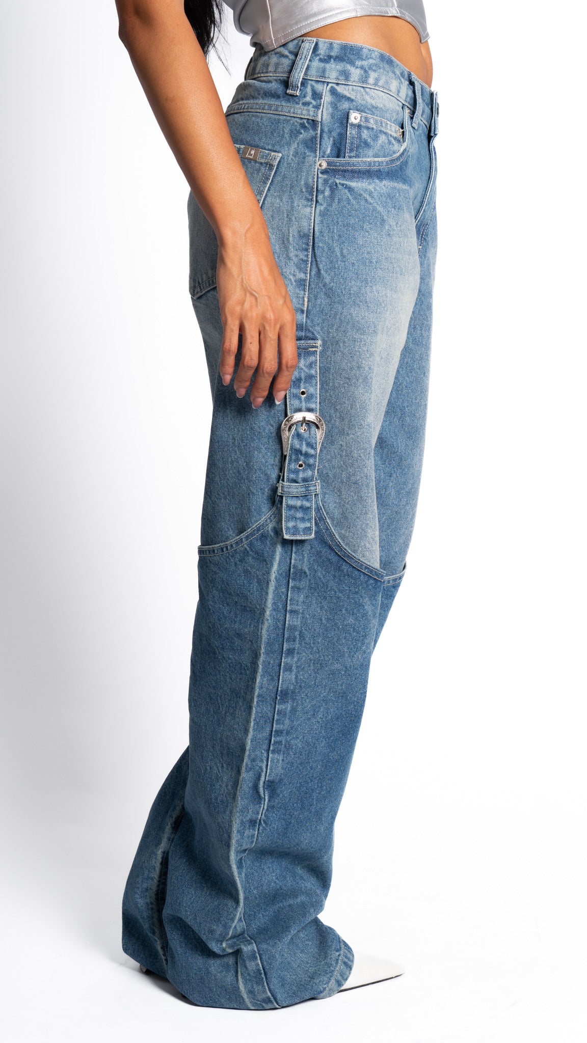 CALÇA JEANS RETA WESTERN