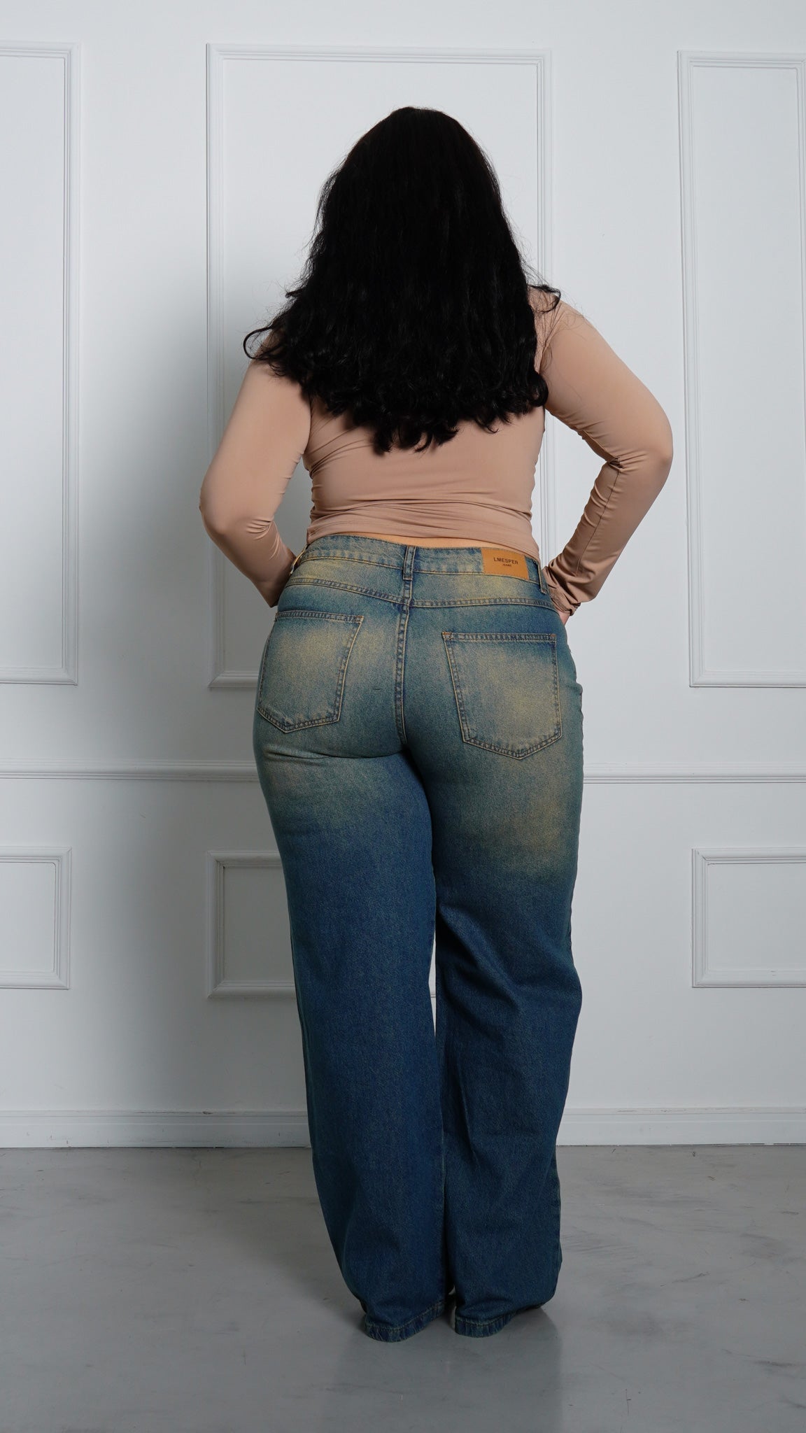 CALÇA JEANS OVERSIZED OLD