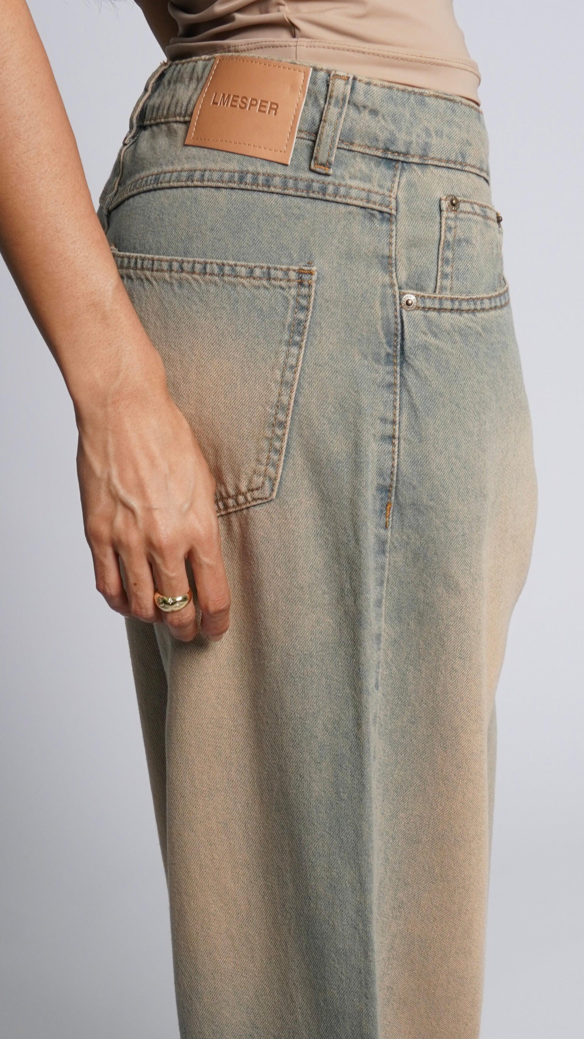 CALÇA JEANS OVERSIZED DESERT MIRAGE