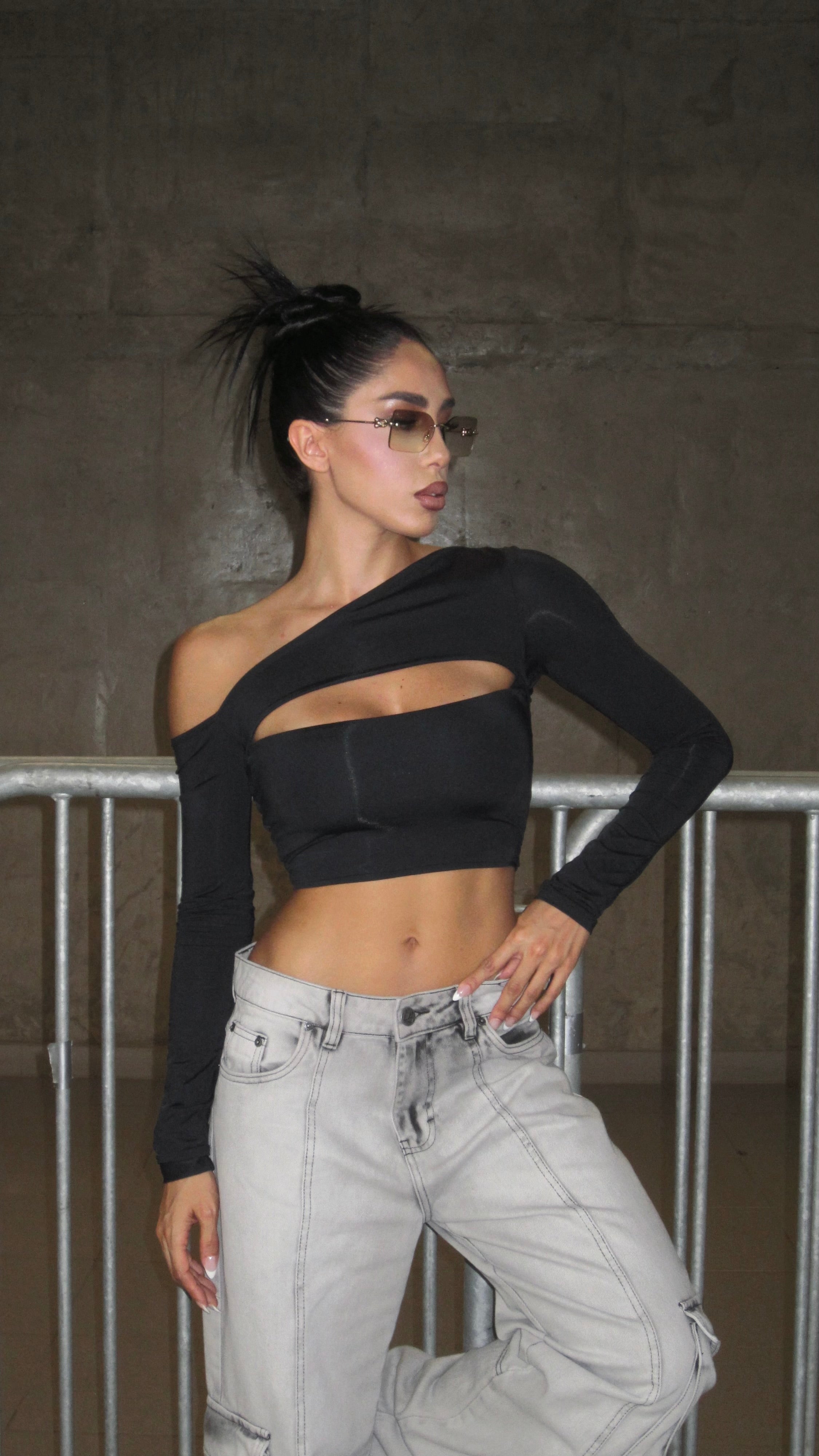CALÇA JEANS SKATER SILVER
