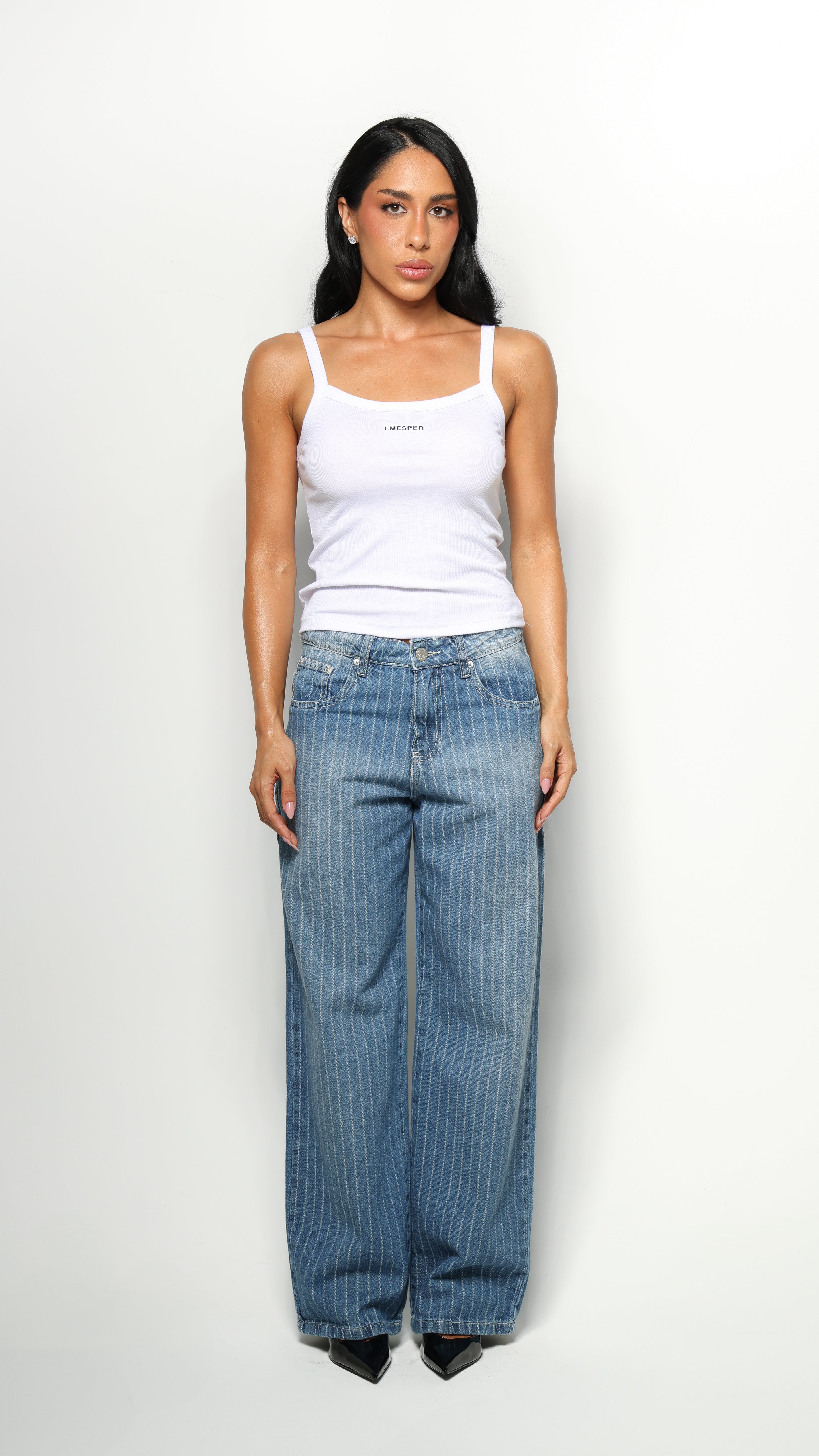 CALÇA JEANS OVERSIZED RISCA DE GIZ