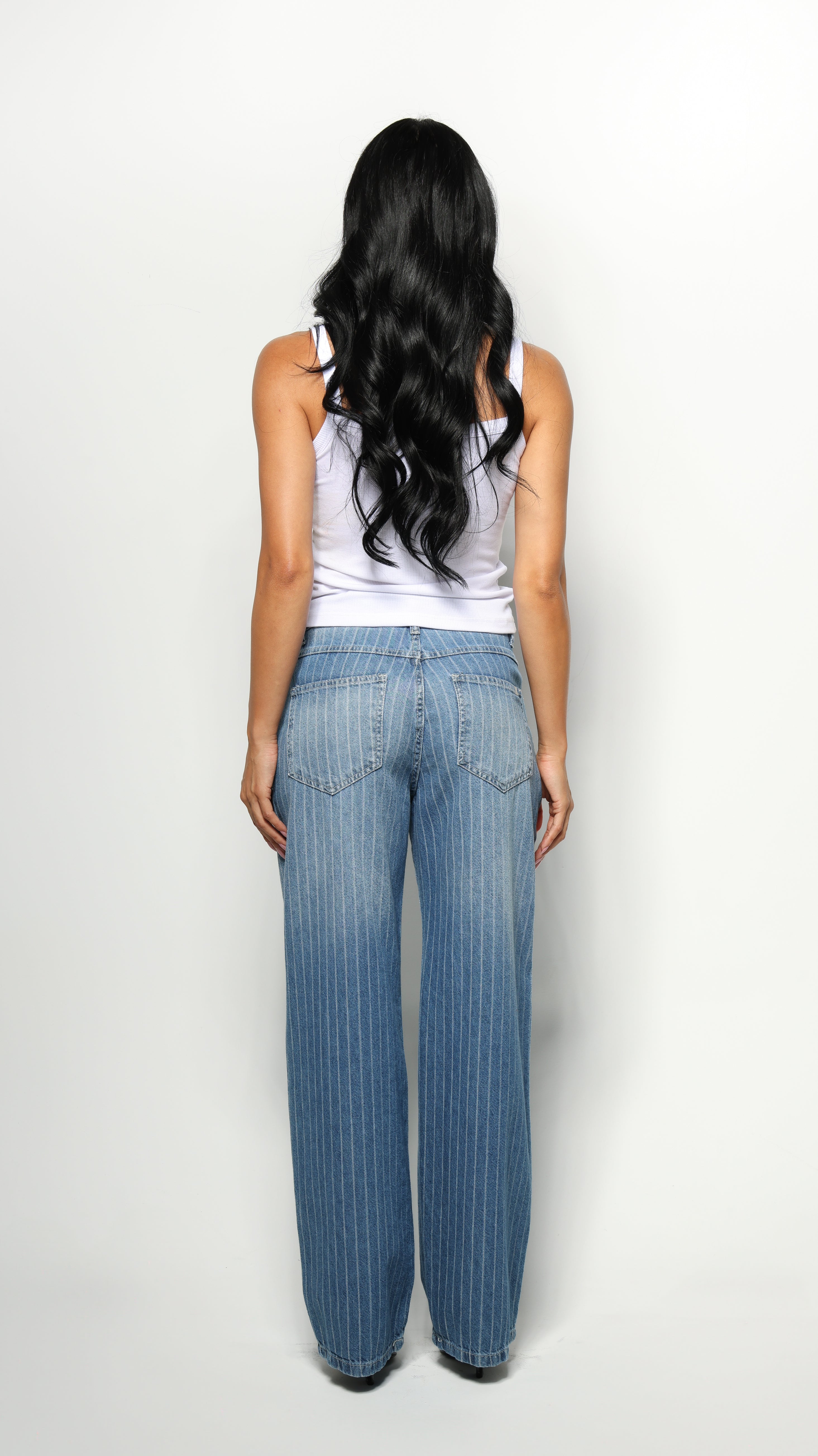 CALÇA JEANS OVERSIZED RISCA DE GIZ