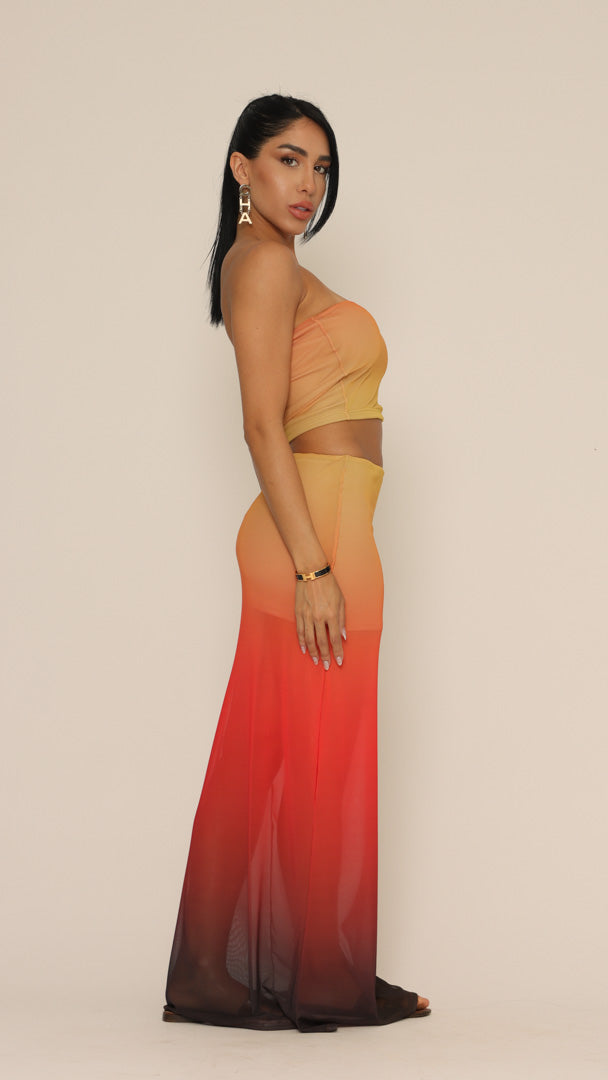 TUBE TOP TULE SUNSET